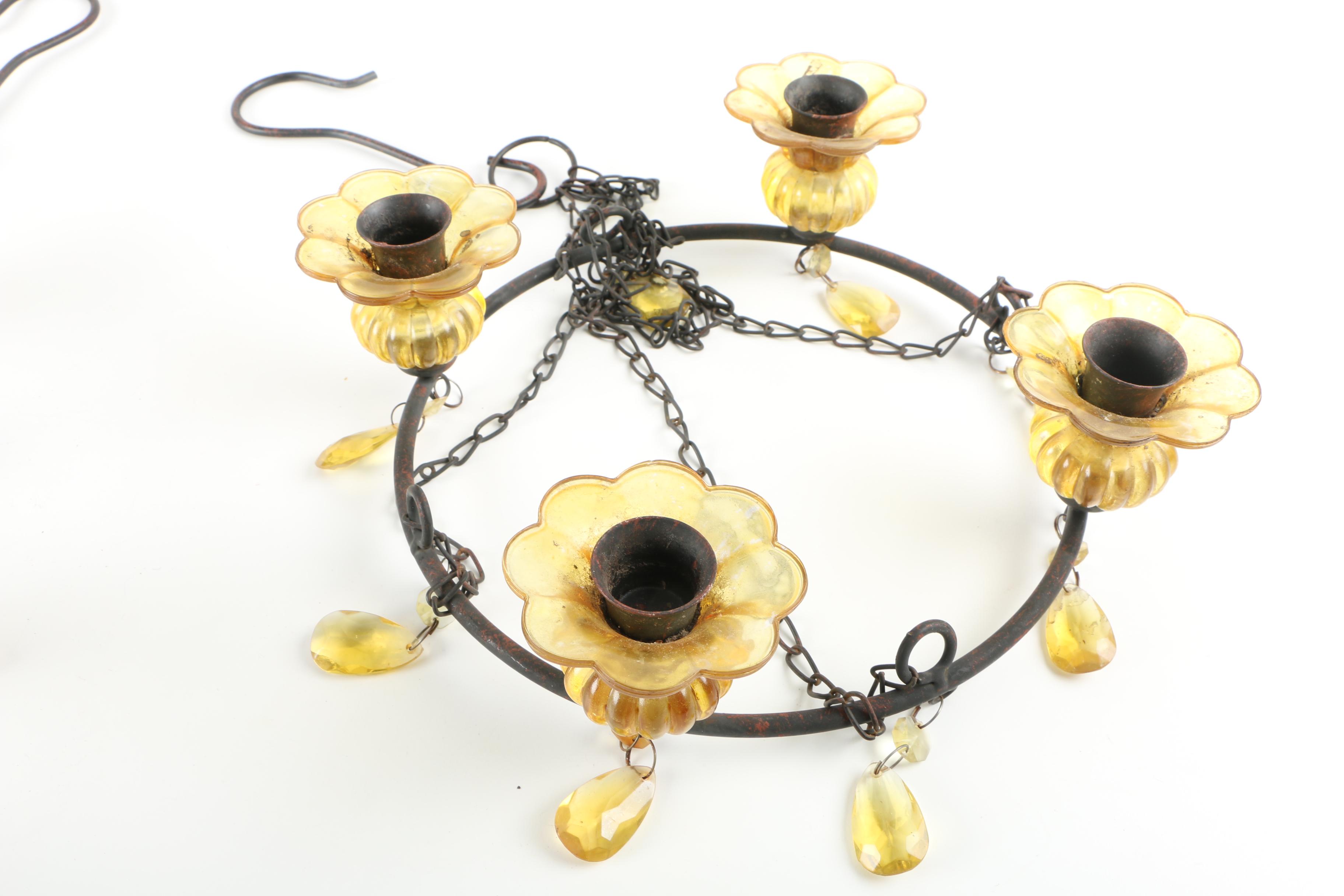 Pair of Hanging Candle Lights