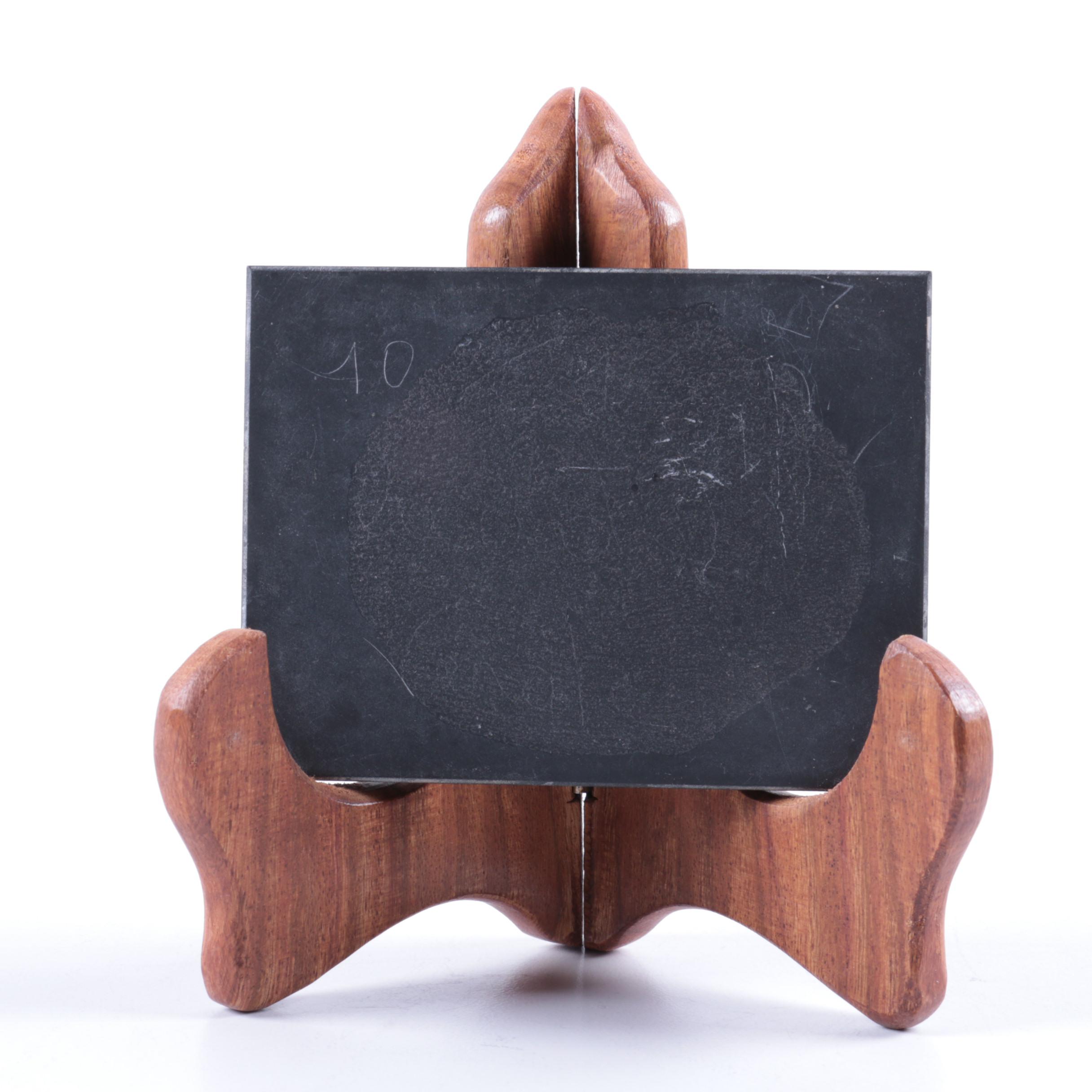 Pietra Dura Plaque Depicting a Bird