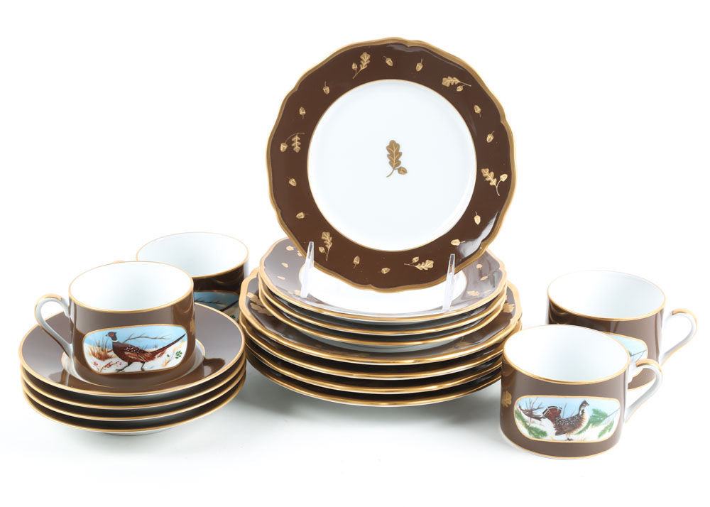 Lynn Chase "Winter Game Birds" China Tableware