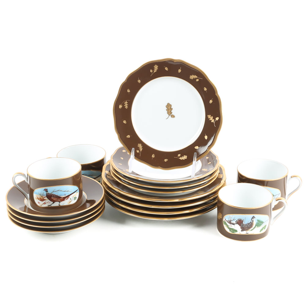 Lynn Chase "Winter Game Birds" China Tableware