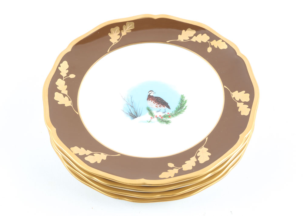 Lynn Chase "Winter Game Birds" China Tableware