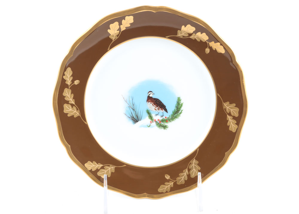 Lynn Chase "Winter Game Birds" China Tableware