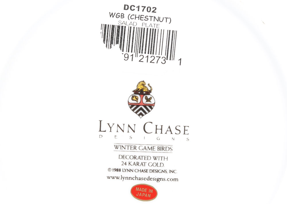 Lynn Chase "Winter Game Birds" China Tableware