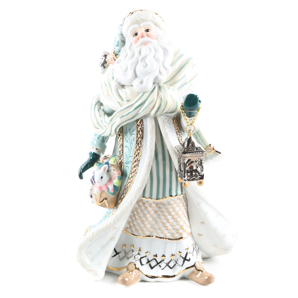 Fitz and Floyd Limited Edition Porcelain "Gregorian Santa" Figurine