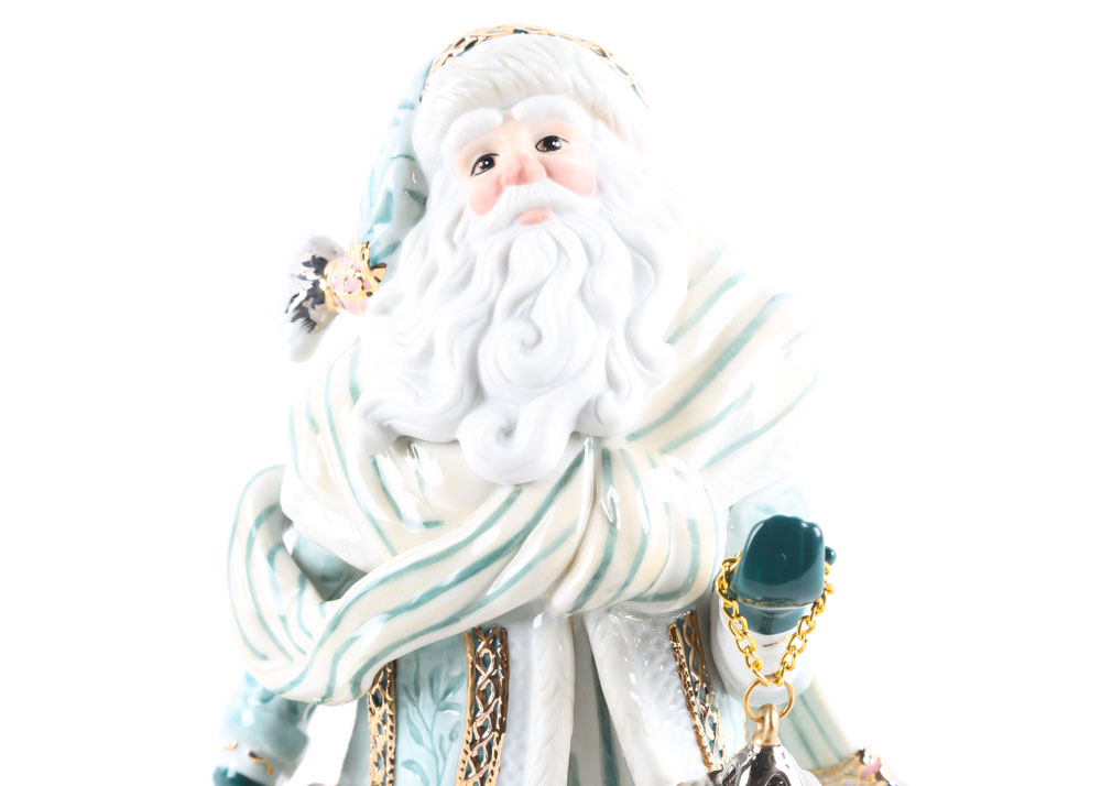 Fitz and Floyd Limited Edition Porcelain "Gregorian Santa" Figurine
