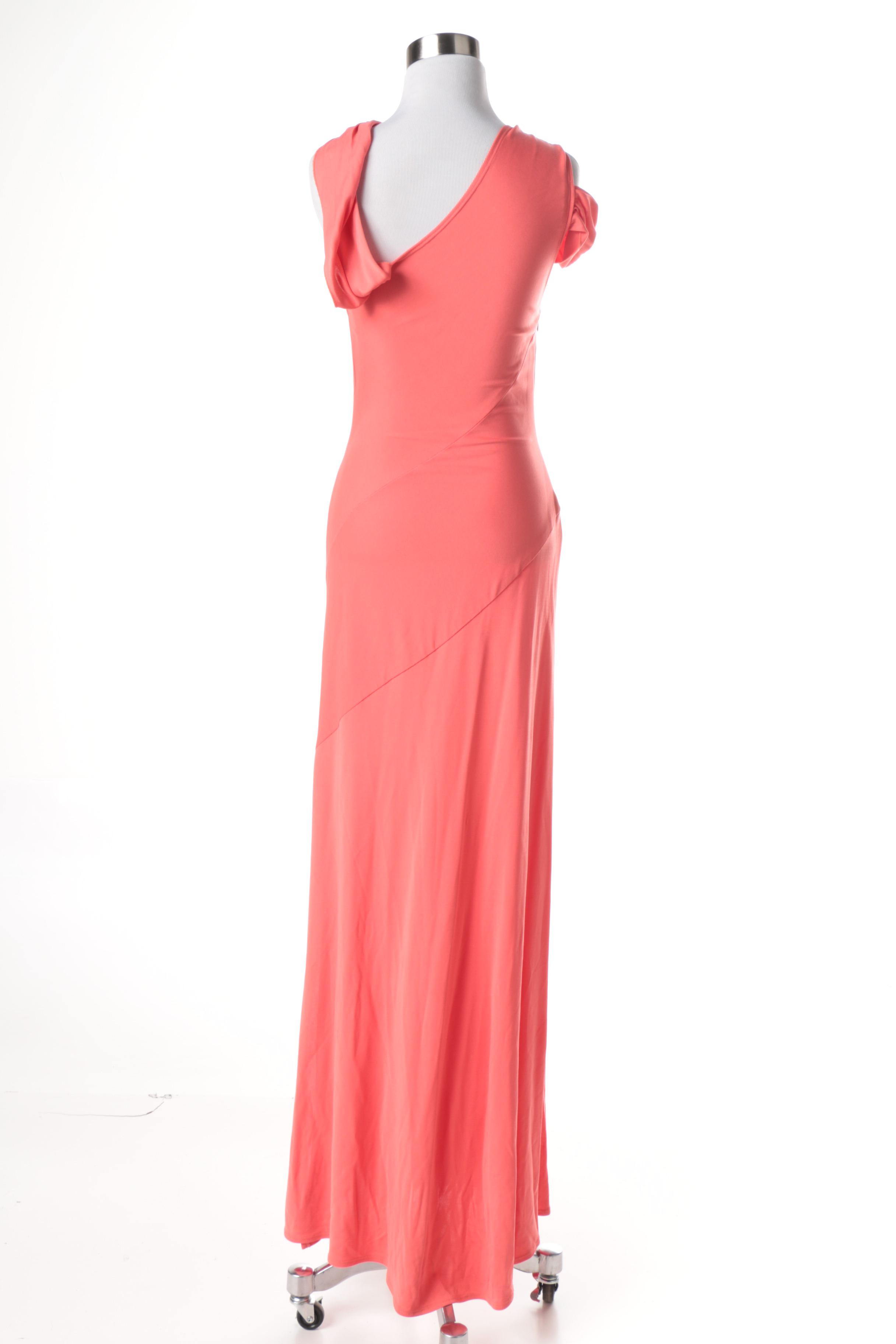 Nicole Bakti Gown with Chiffon Shawl