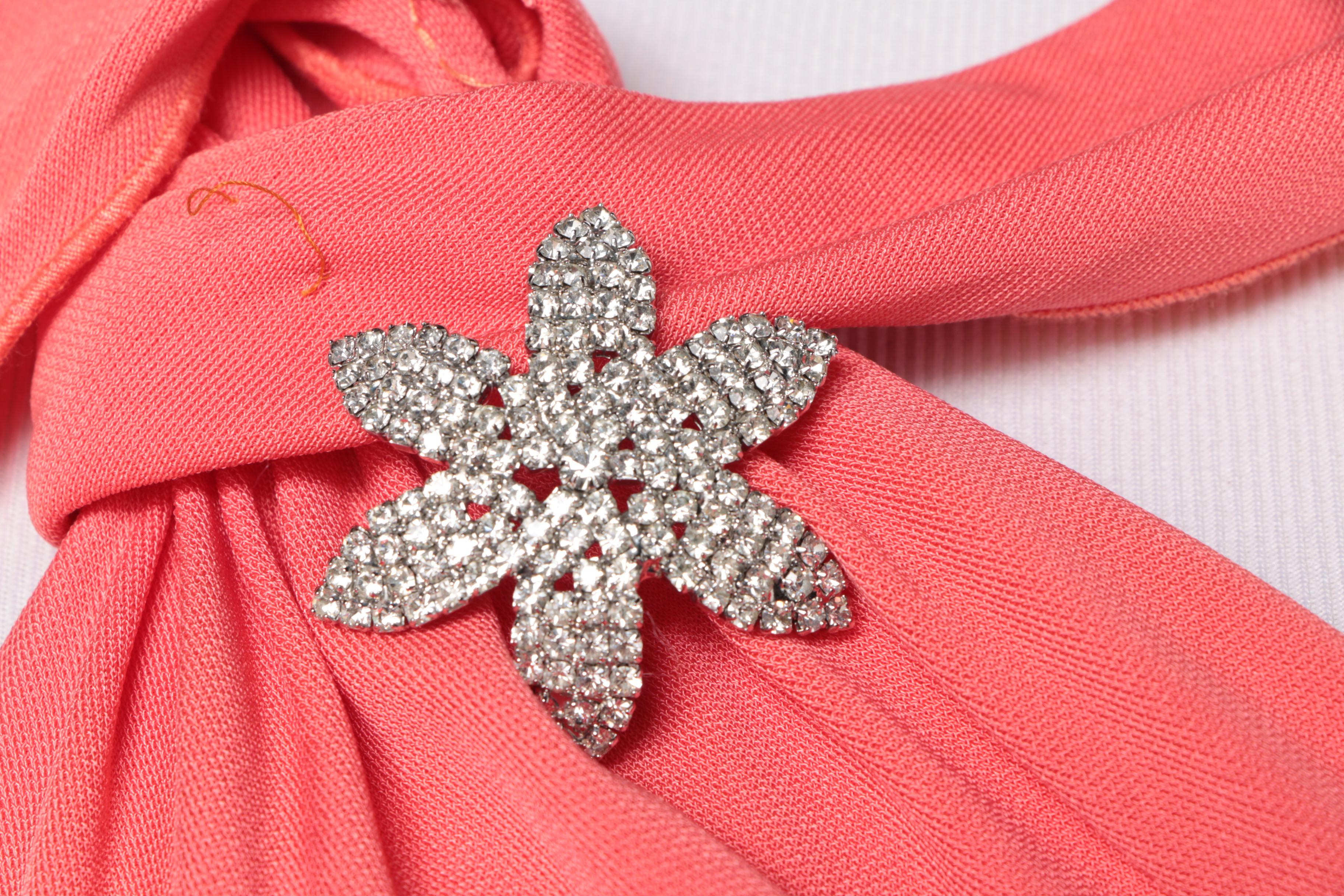 Nicole Bakti Gown with Chiffon Shawl