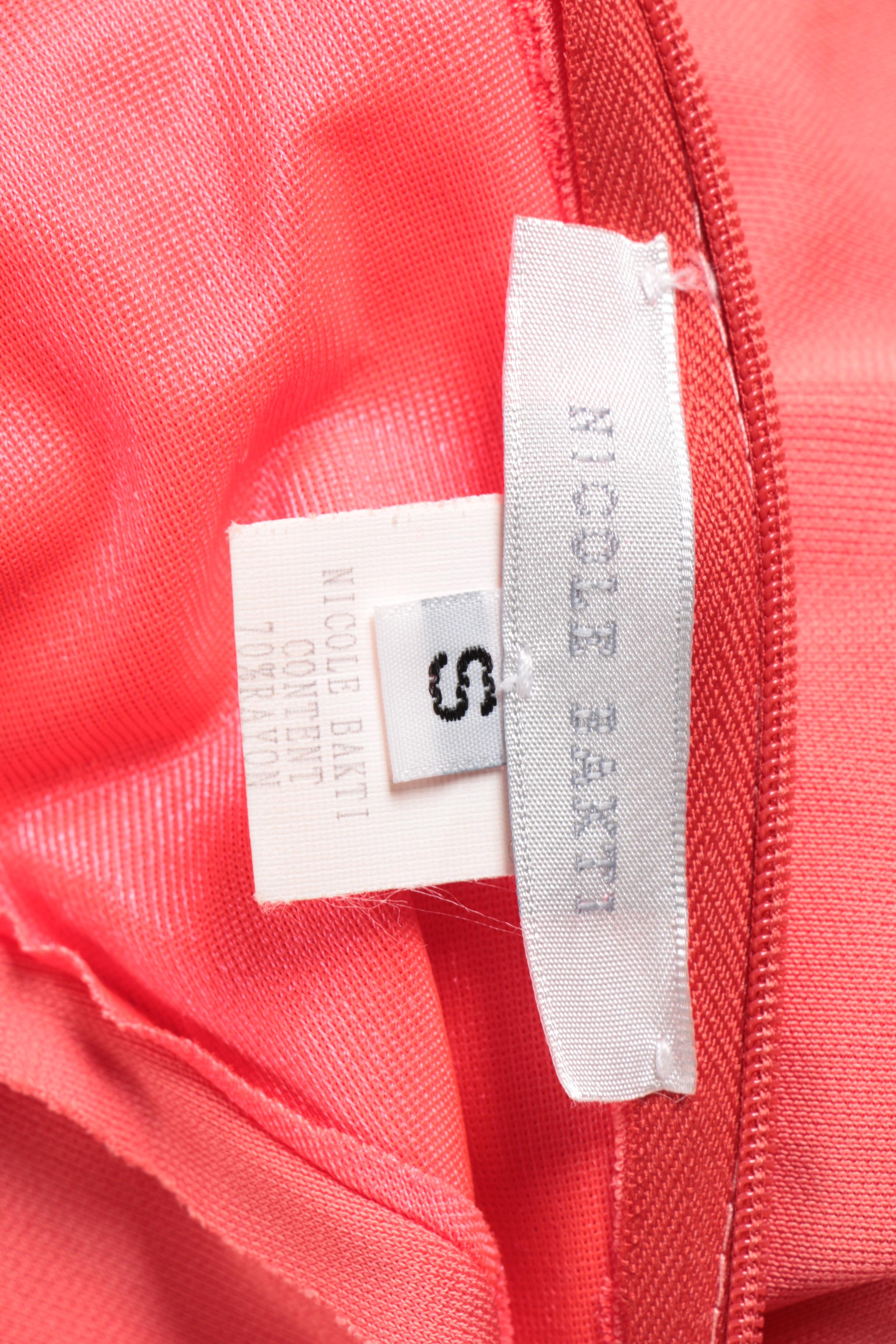 Nicole Bakti Gown with Chiffon Shawl