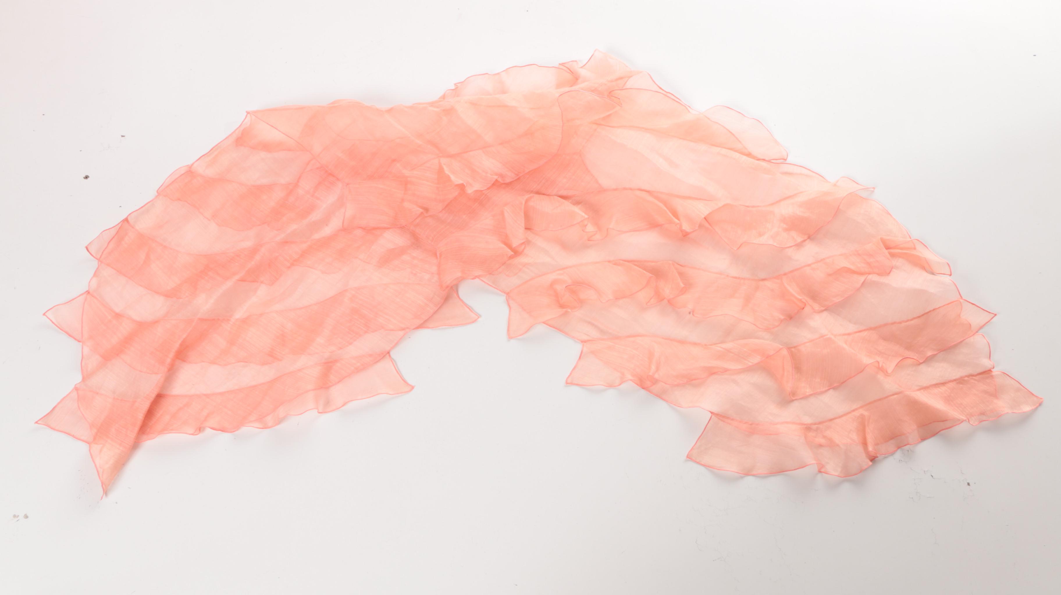 Nicole Bakti Gown with Chiffon Shawl