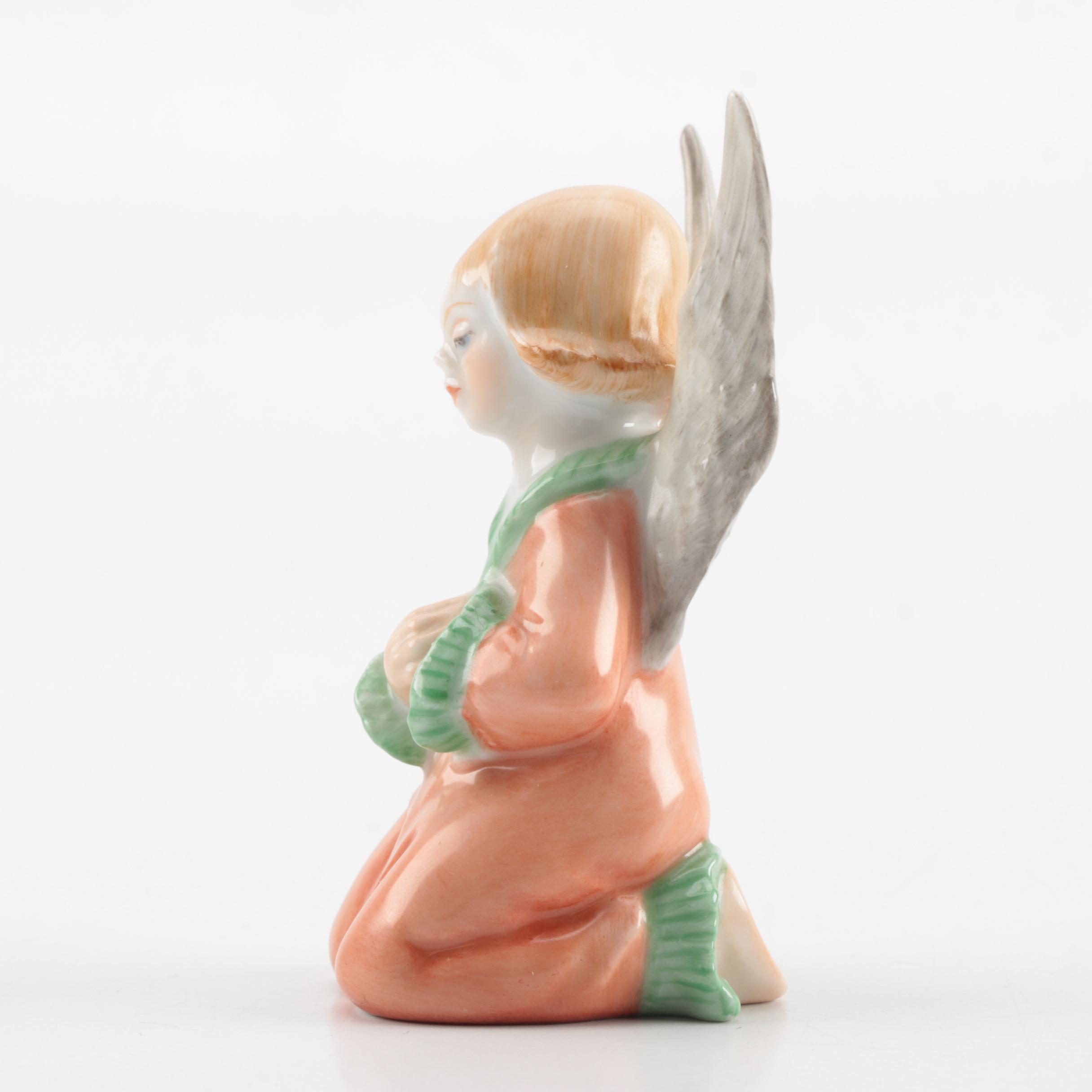 Herend Hungary Angel Figurine