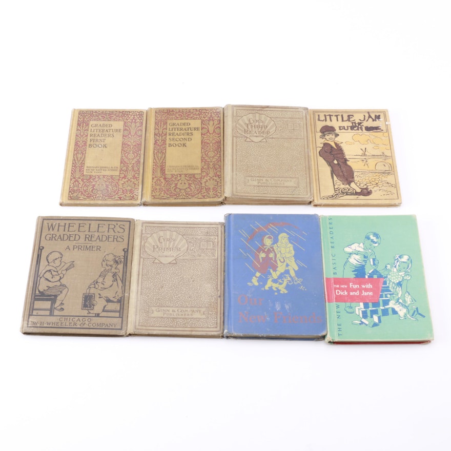 Assorted Antique and Vintage Hardcover Books