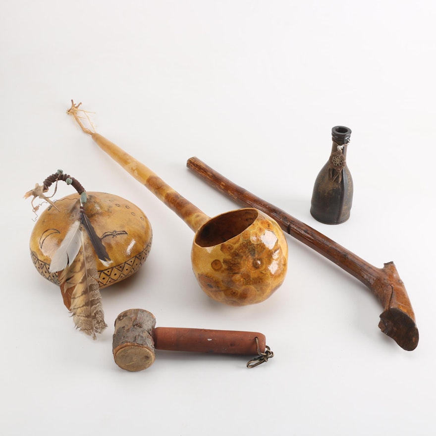 Collection of Native American Style Objects