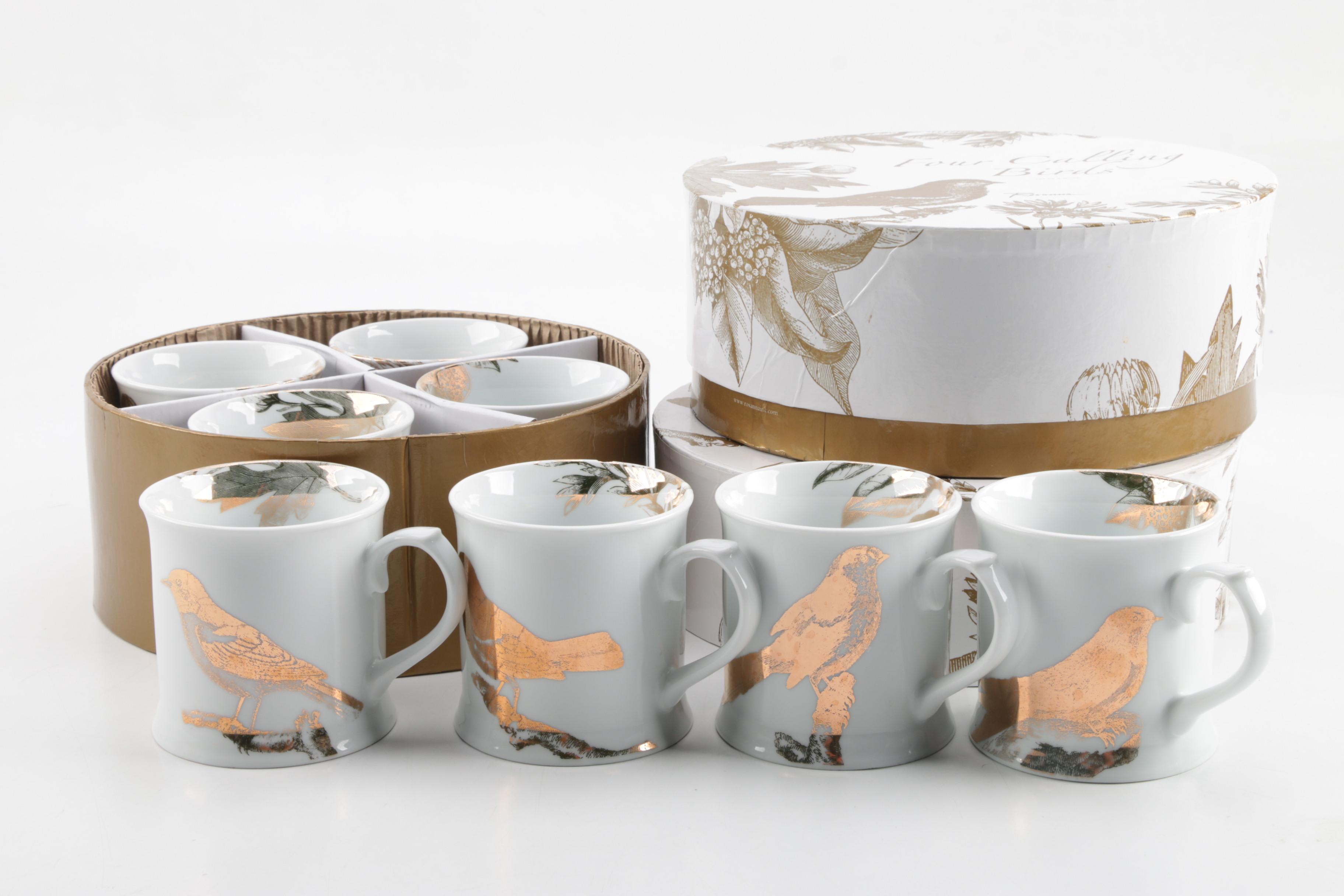 Rosanna "Four Calling Birds" Porcelain Tableware