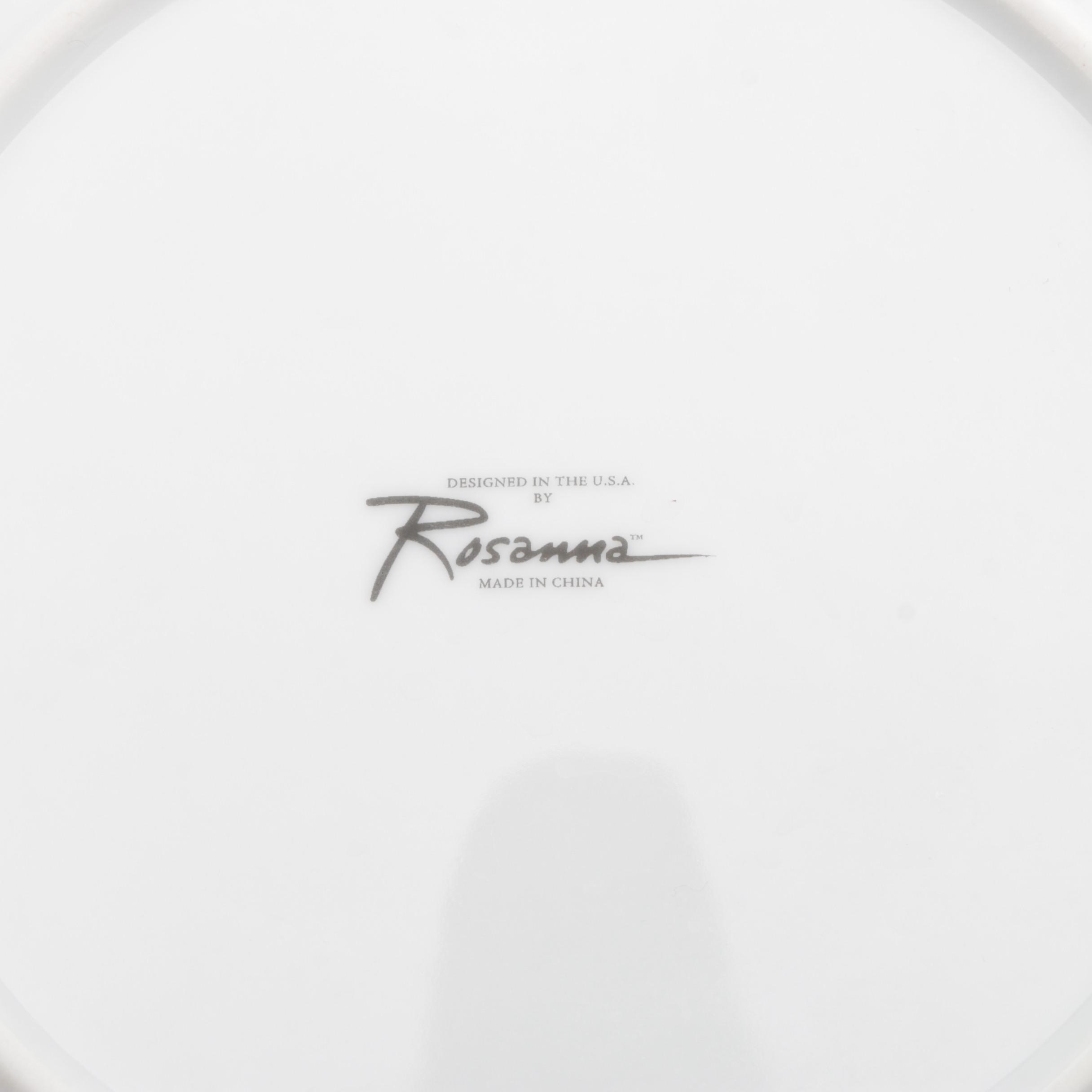 Rosanna "Four Calling Birds" Porcelain Tableware