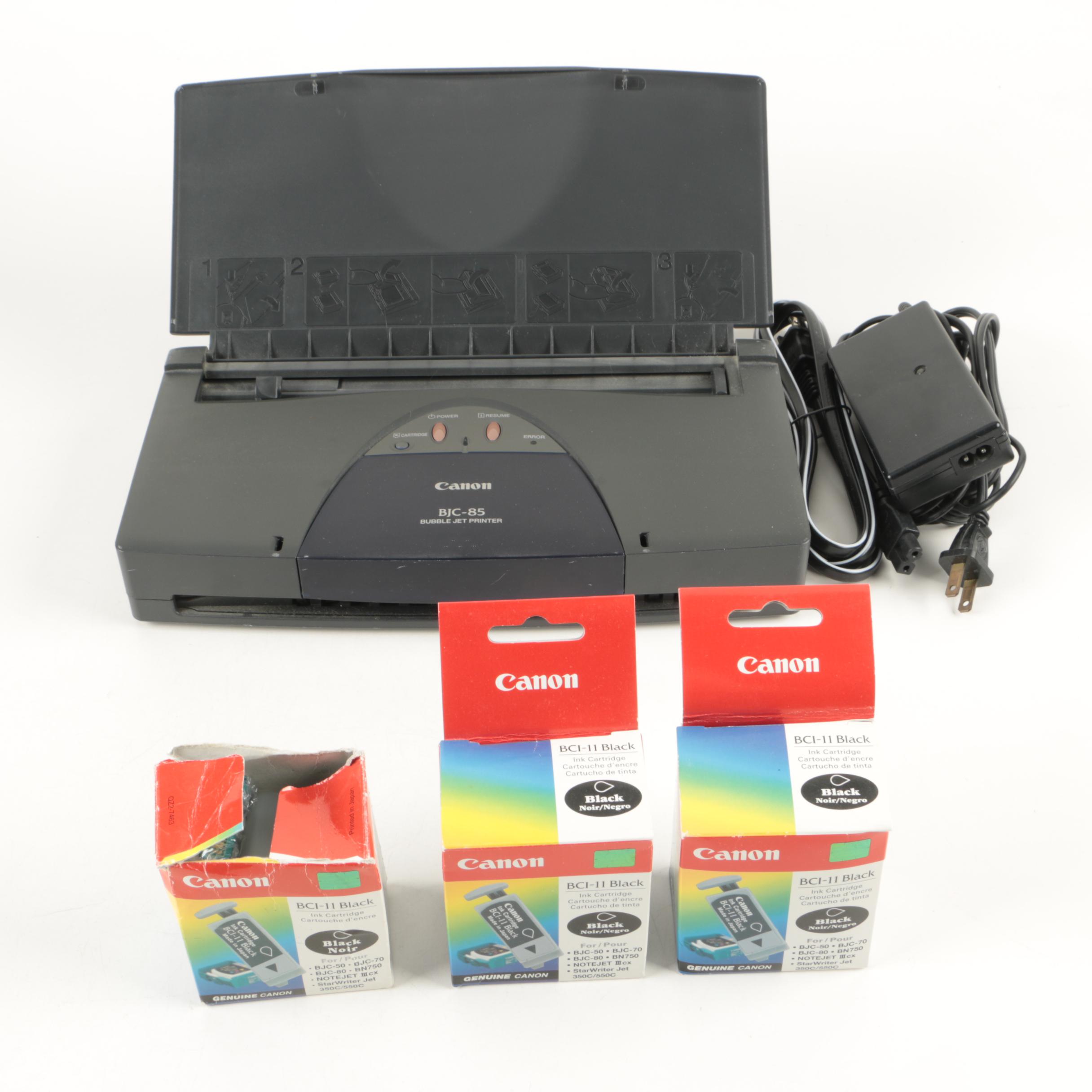 Canon BJC-85 Bubble Jet Printer