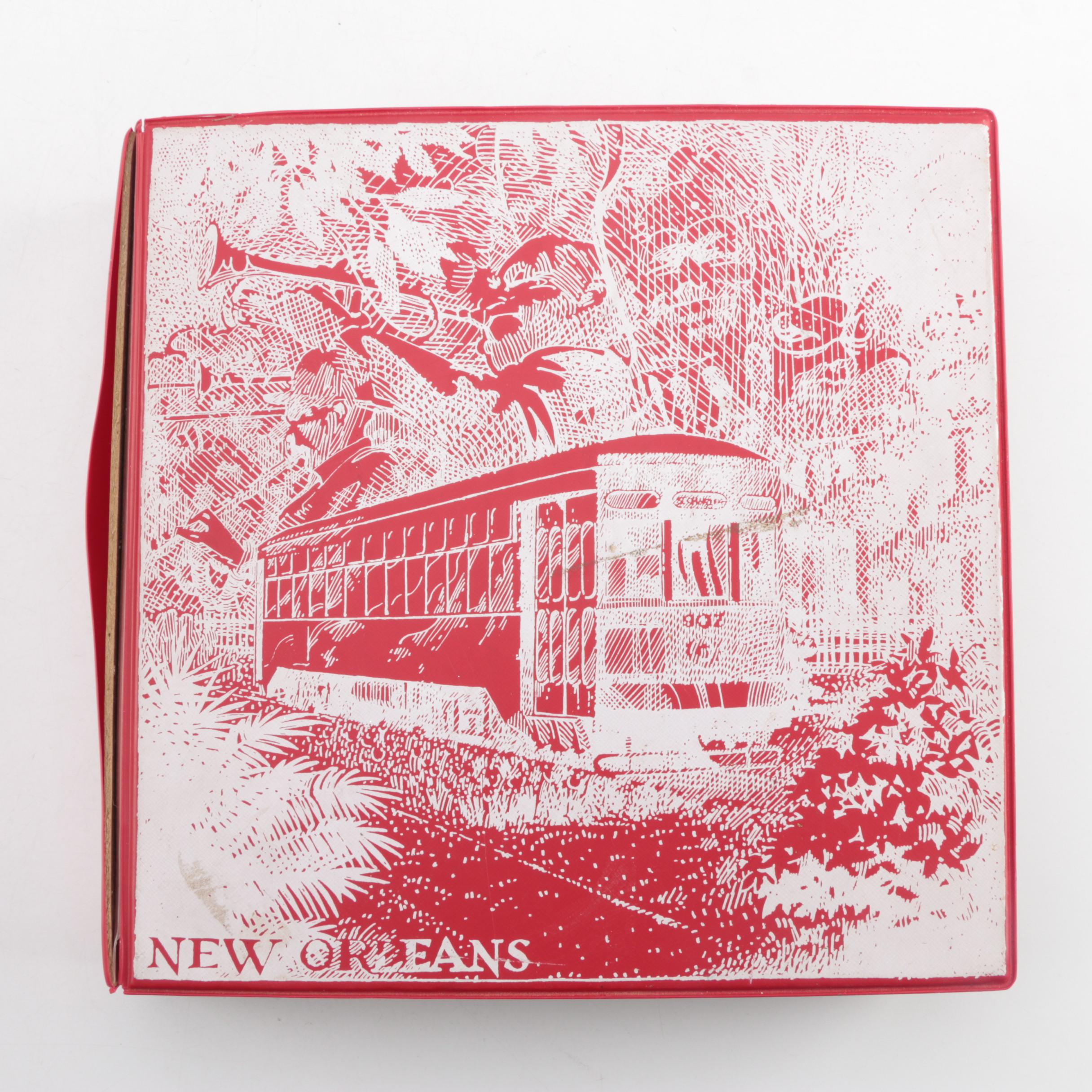 Mardi Gras Doubloons in New Orleans Binder