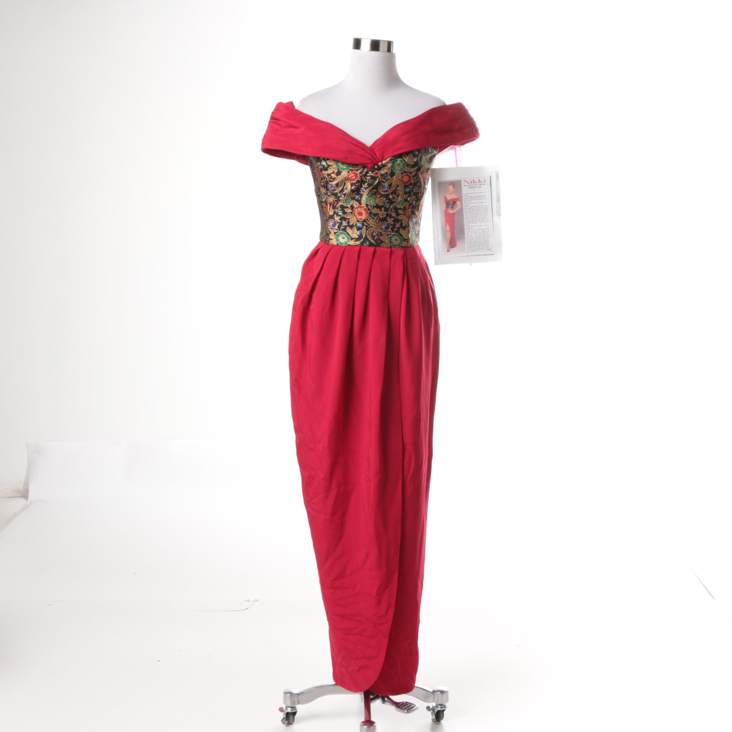 Vintage Jennifer Bawden Evening Gown