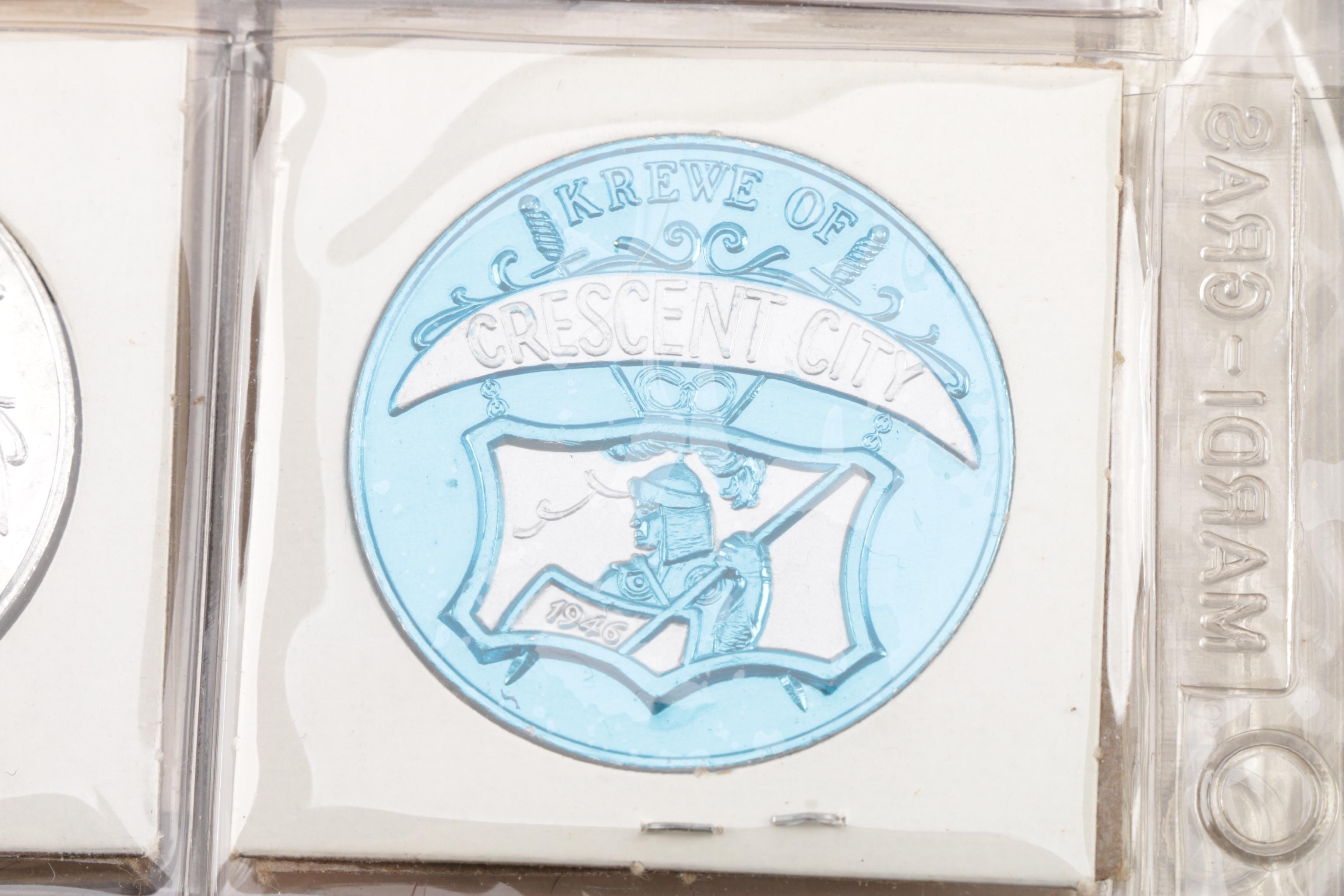 Mardi Gras Doubloons in New Orleans Binder