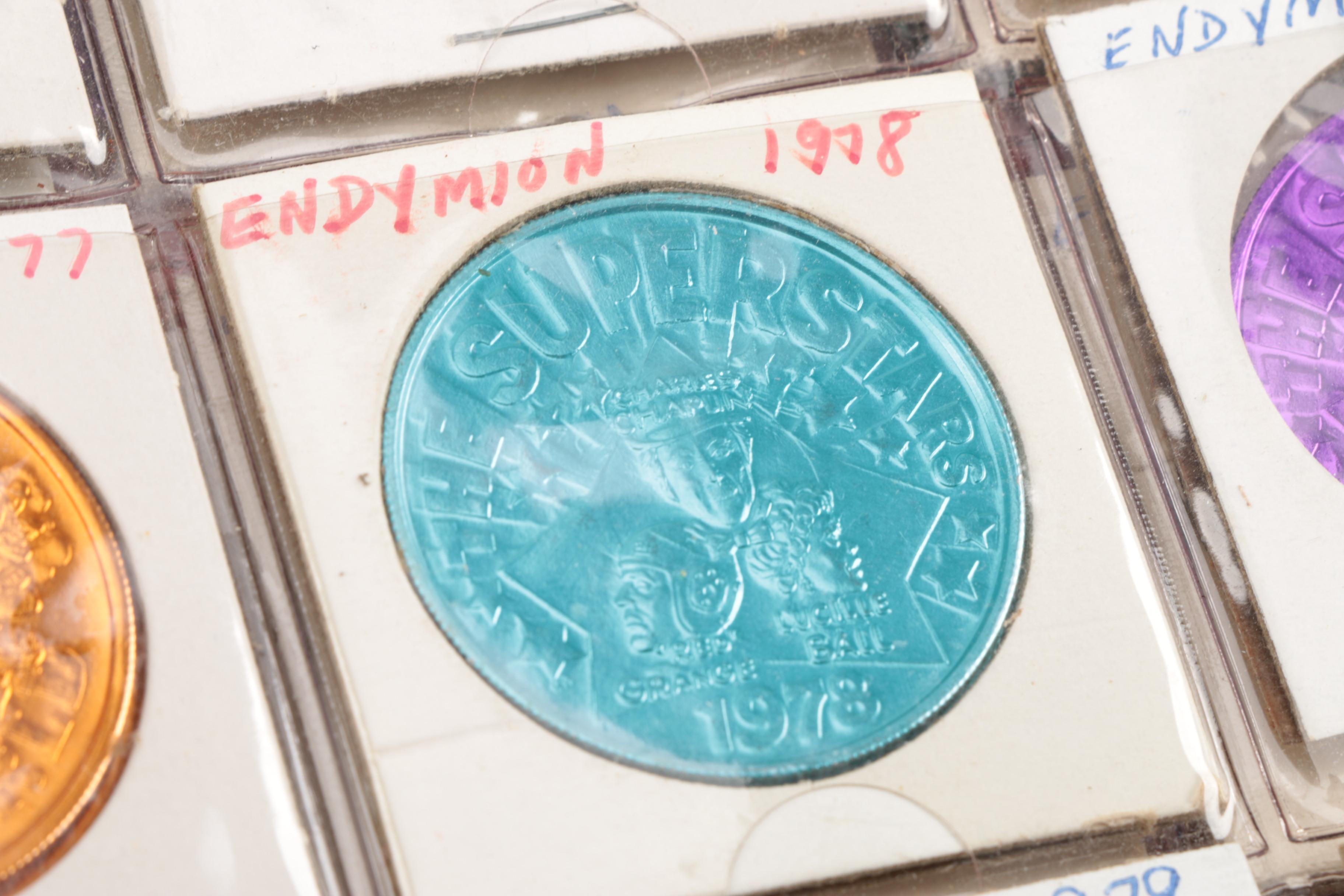 Mardi Gras Doubloons in New Orleans Binder