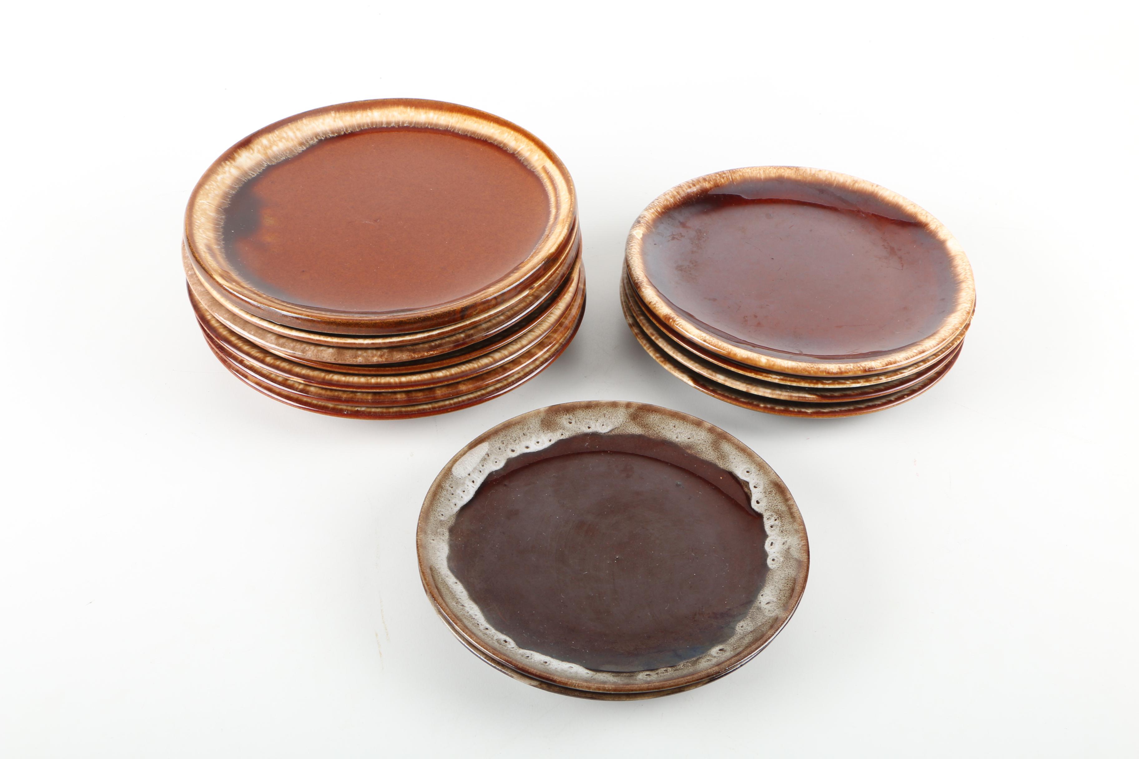 Brown Ceramic Tableware Featuring Pfaltzgraff "Gourmet Brown"