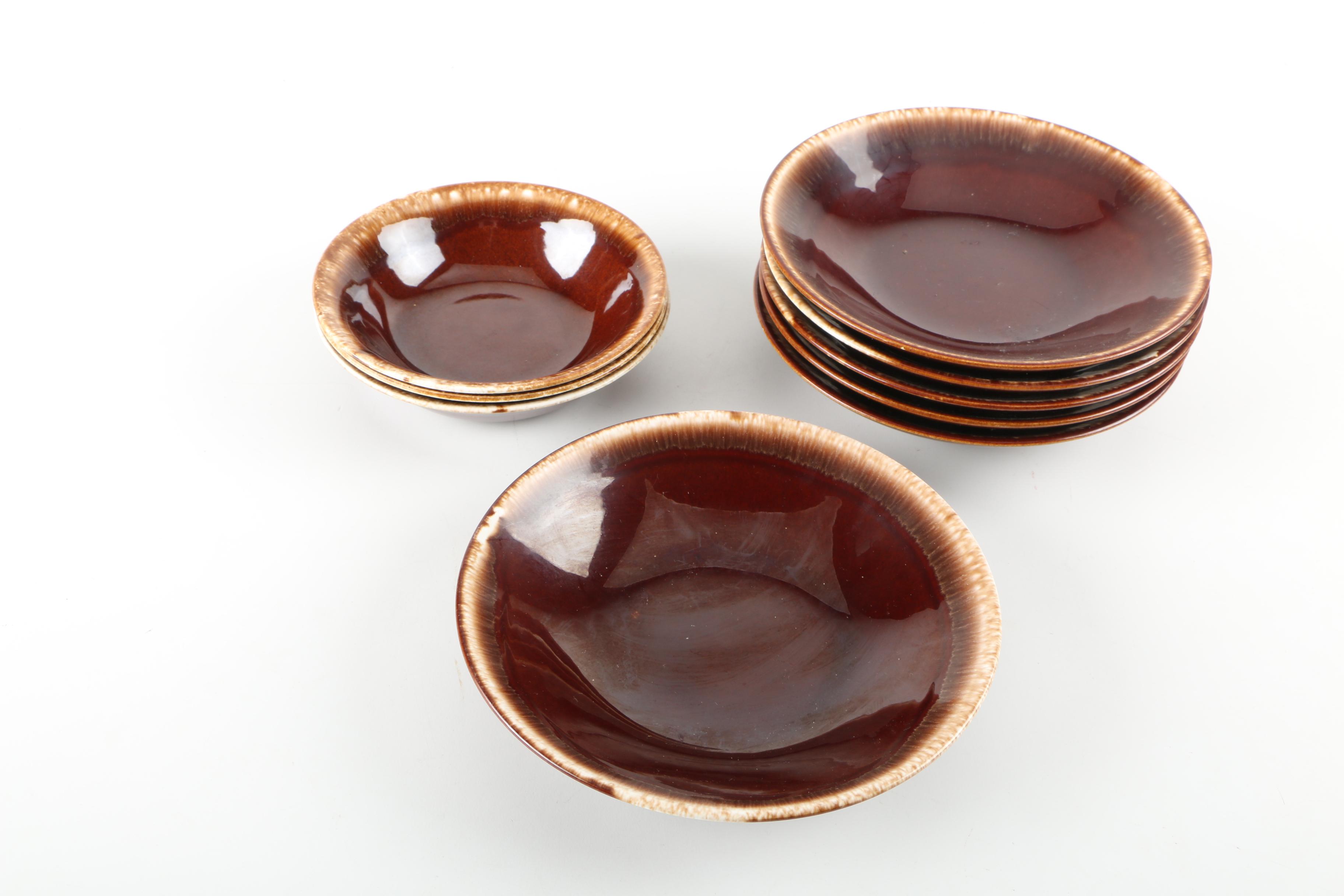 Brown Ceramic Tableware Featuring Pfaltzgraff "Gourmet Brown"