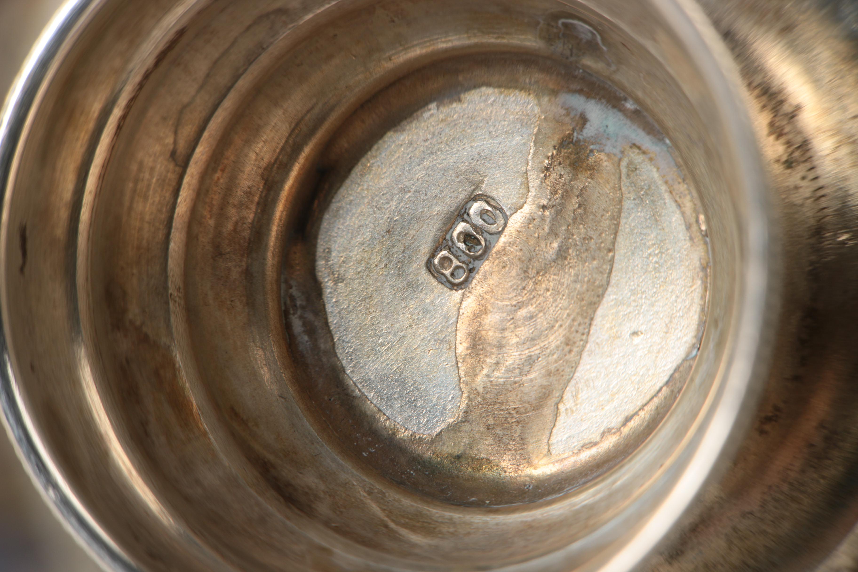 800 Silver Salt Cellar Epergne