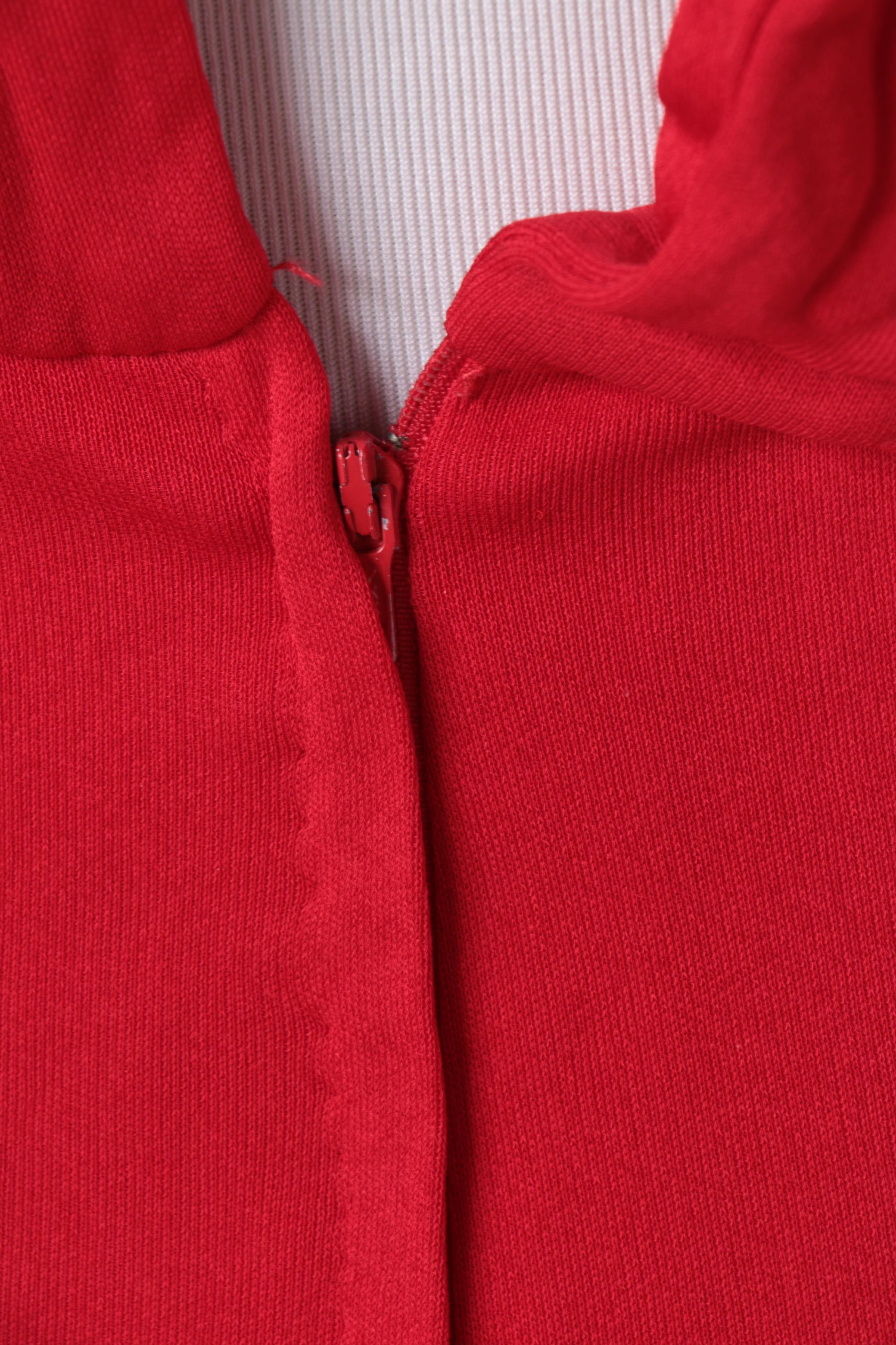 Vintage Robert Berdell Red Evening Gown