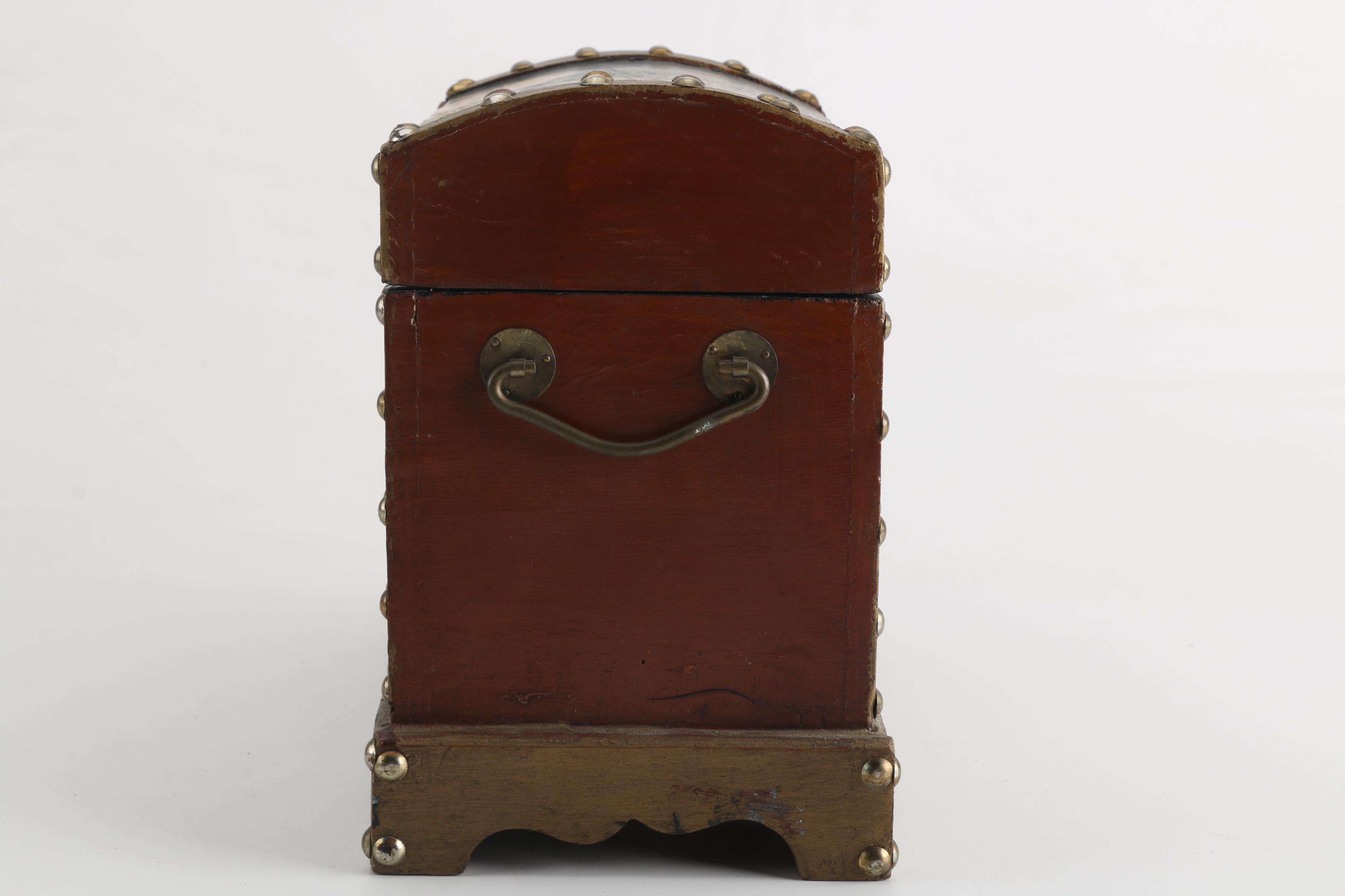 Four Decorative Hinged Boxes