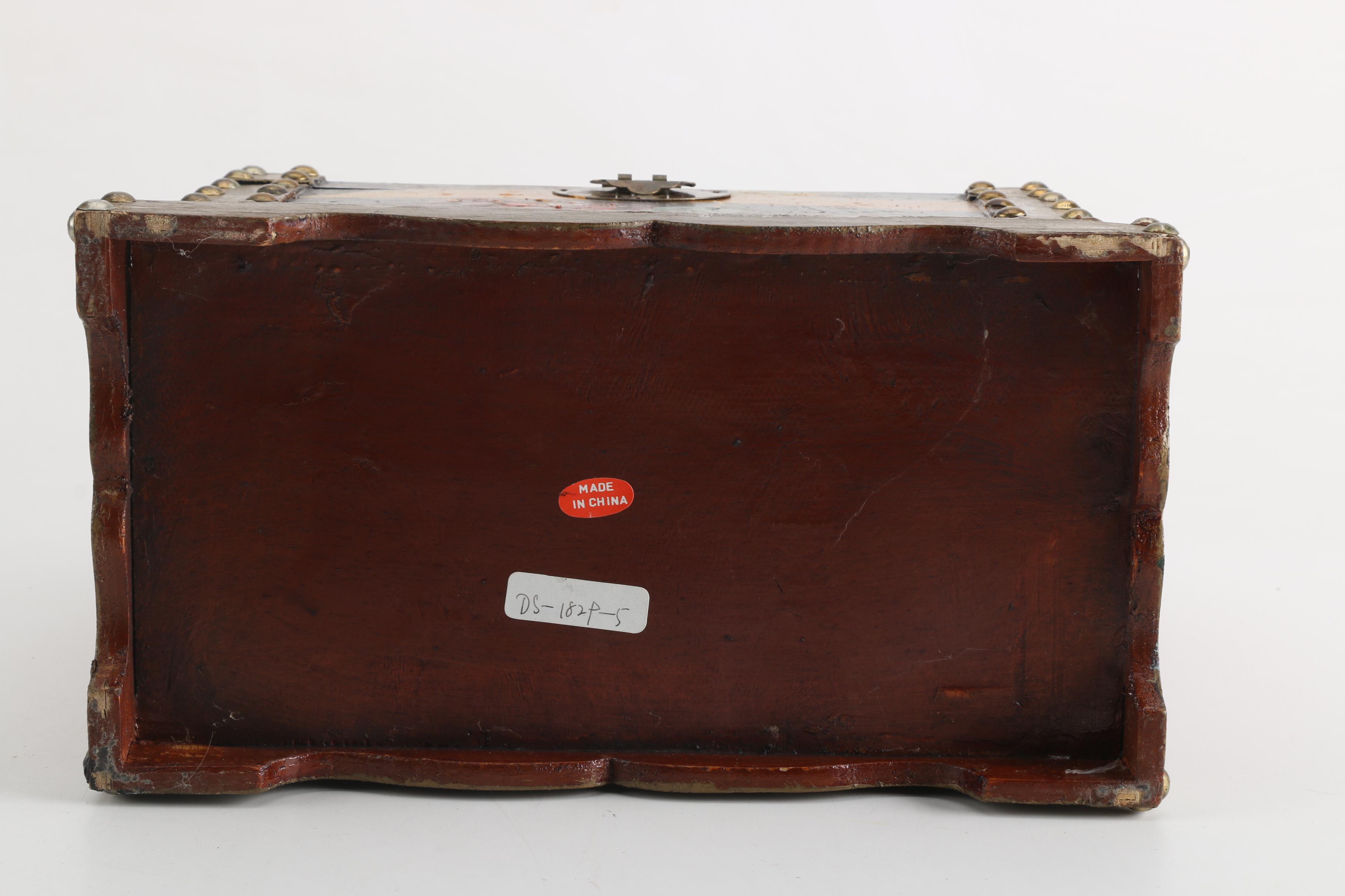 Four Decorative Hinged Boxes