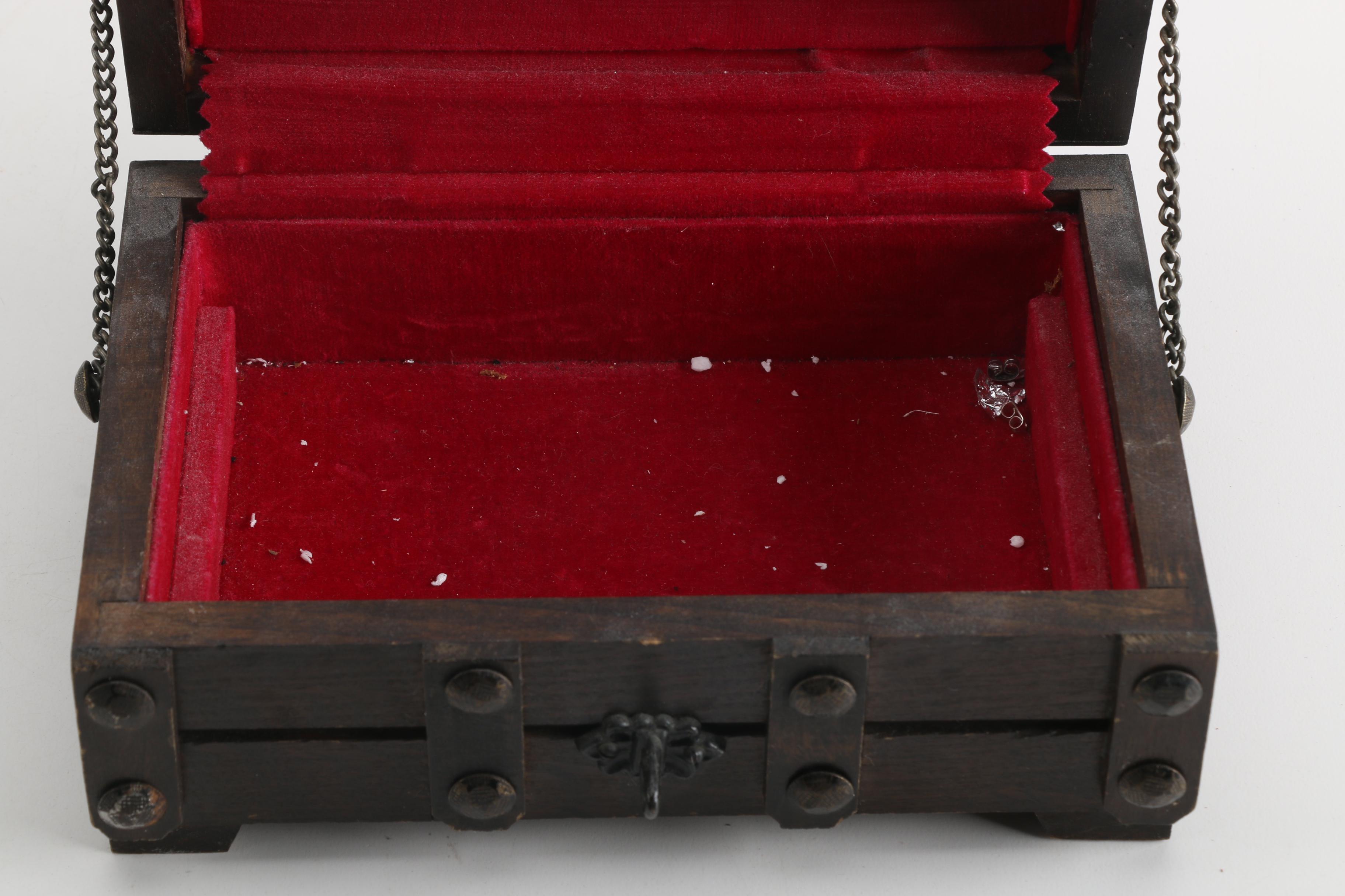 Four Decorative Hinged Boxes