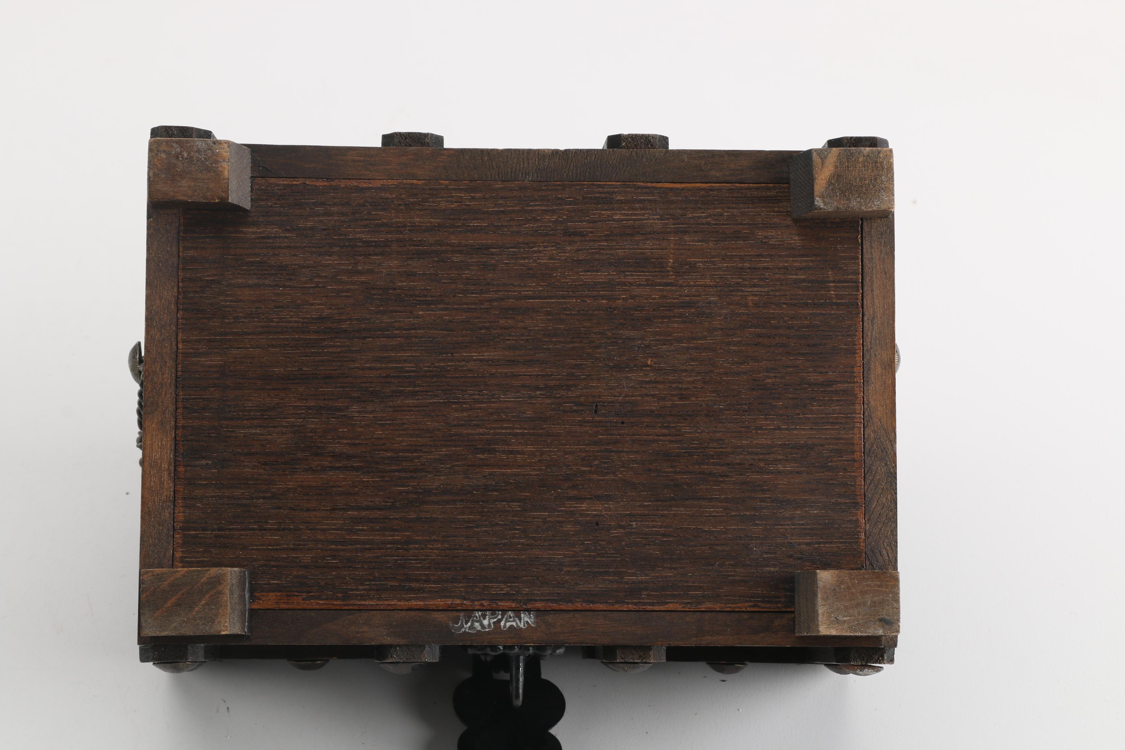 Four Decorative Hinged Boxes