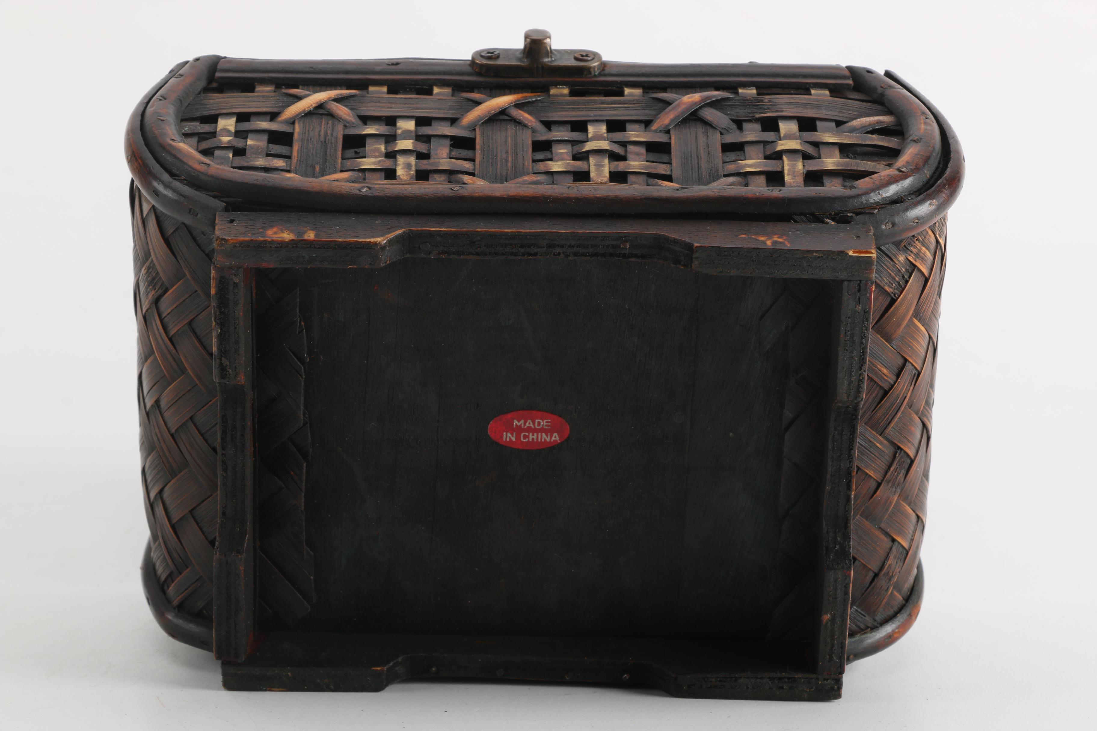 Four Decorative Hinged Boxes