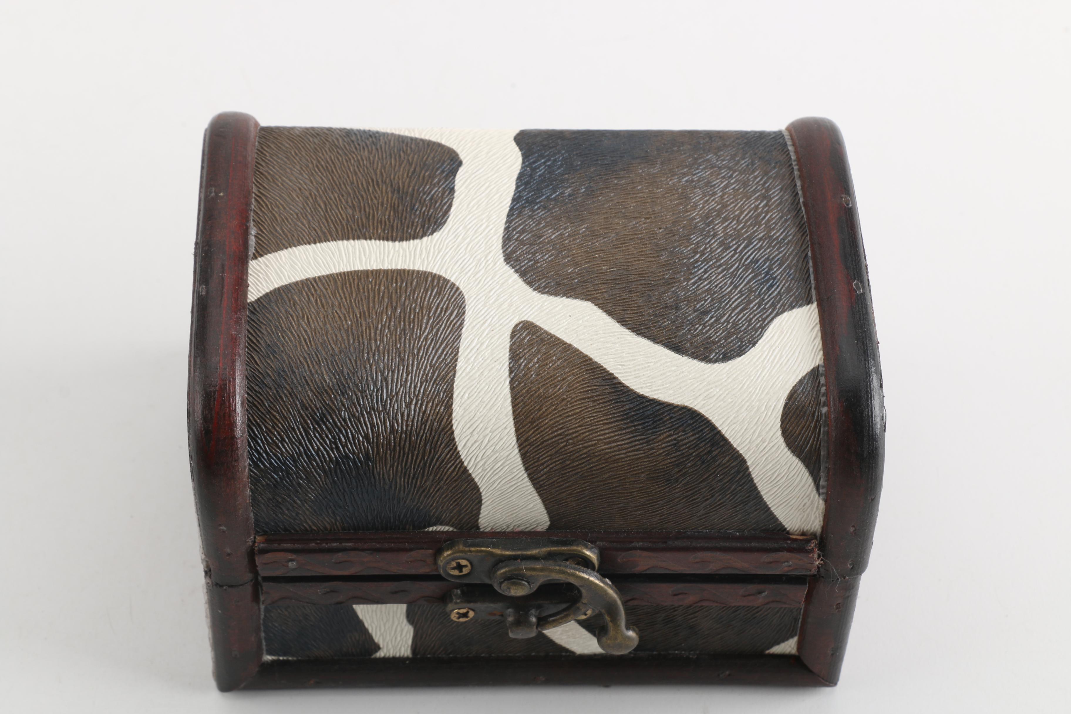 Four Decorative Hinged Boxes