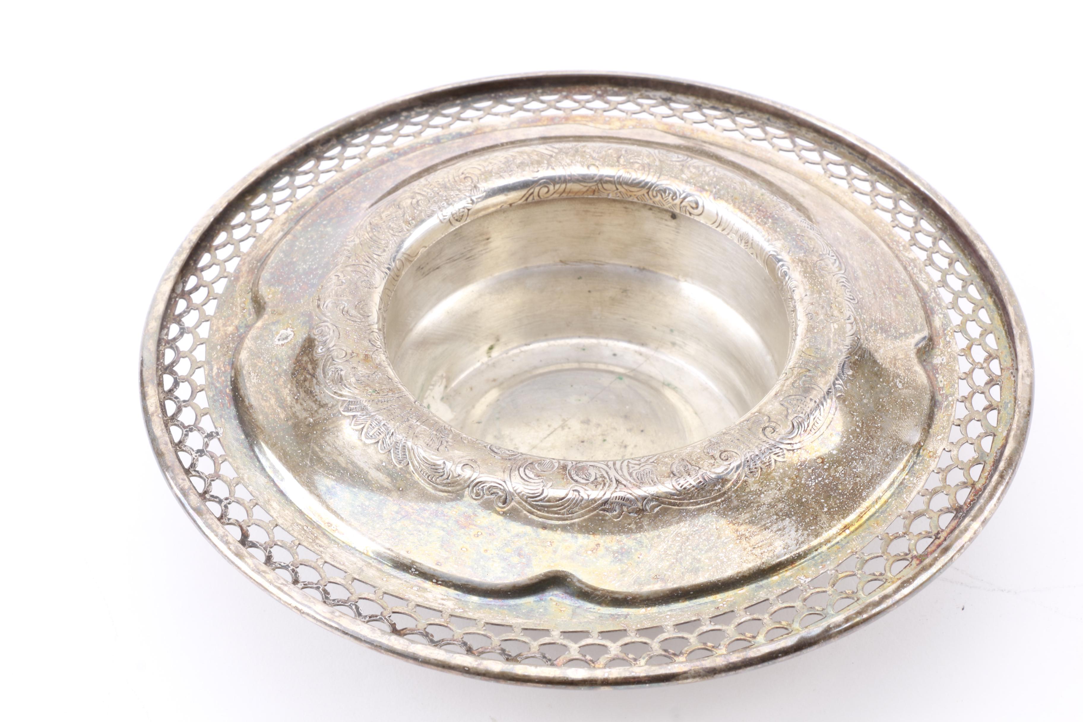 Canadian Viking Plate Flower Frog Dish and Other Serveware