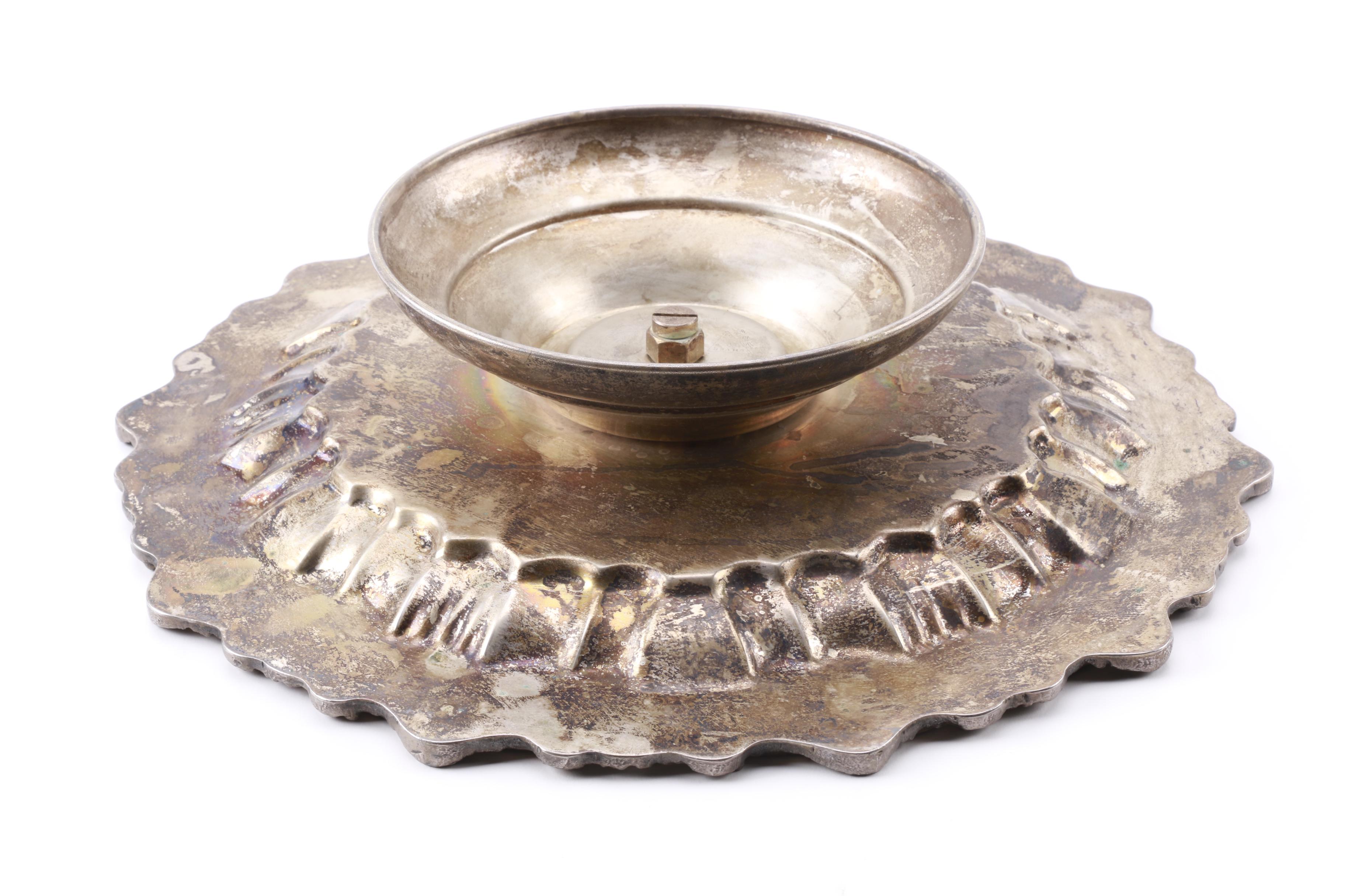 Canadian Viking Plate Flower Frog Dish and Other Serveware