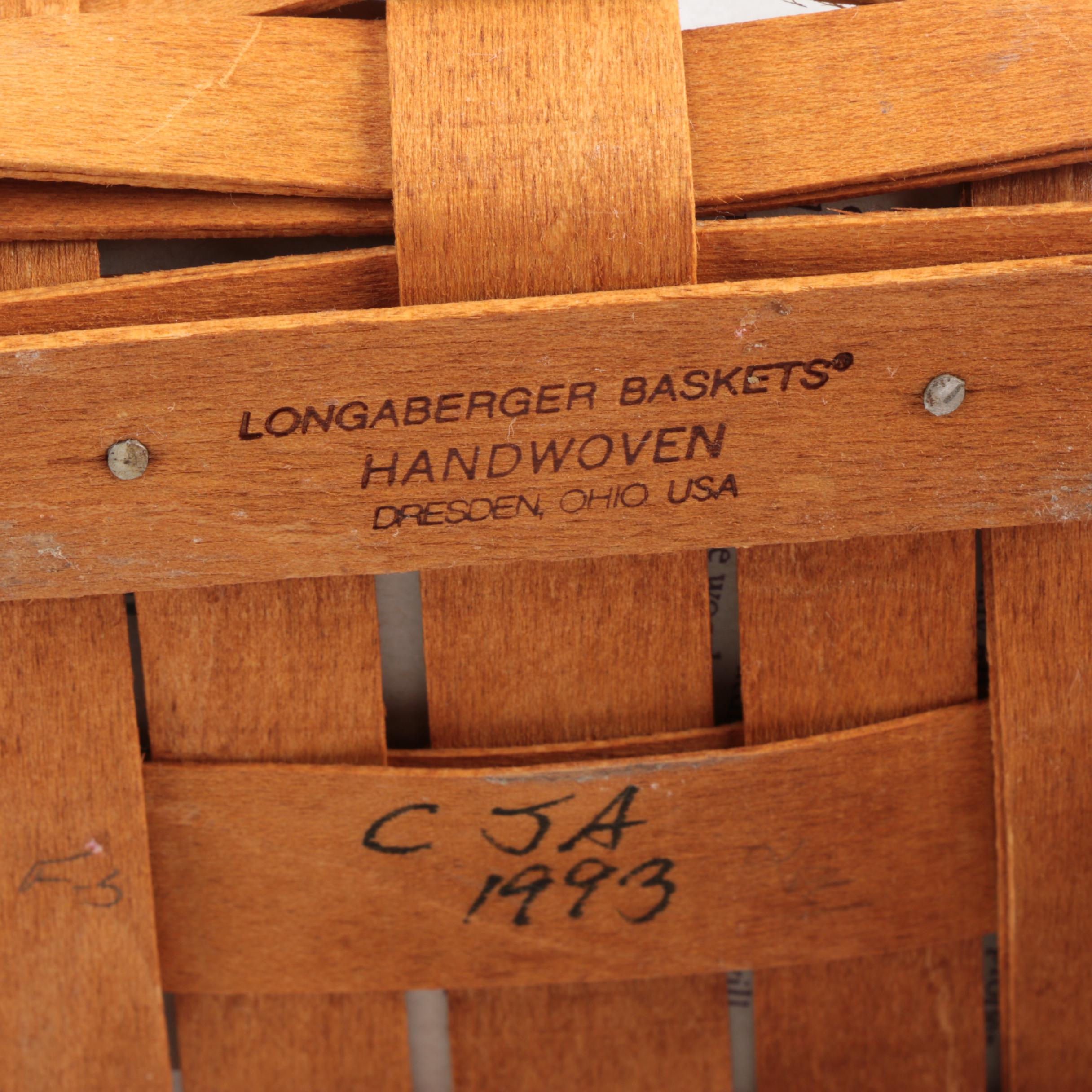 Selection of Longaberger Baskets