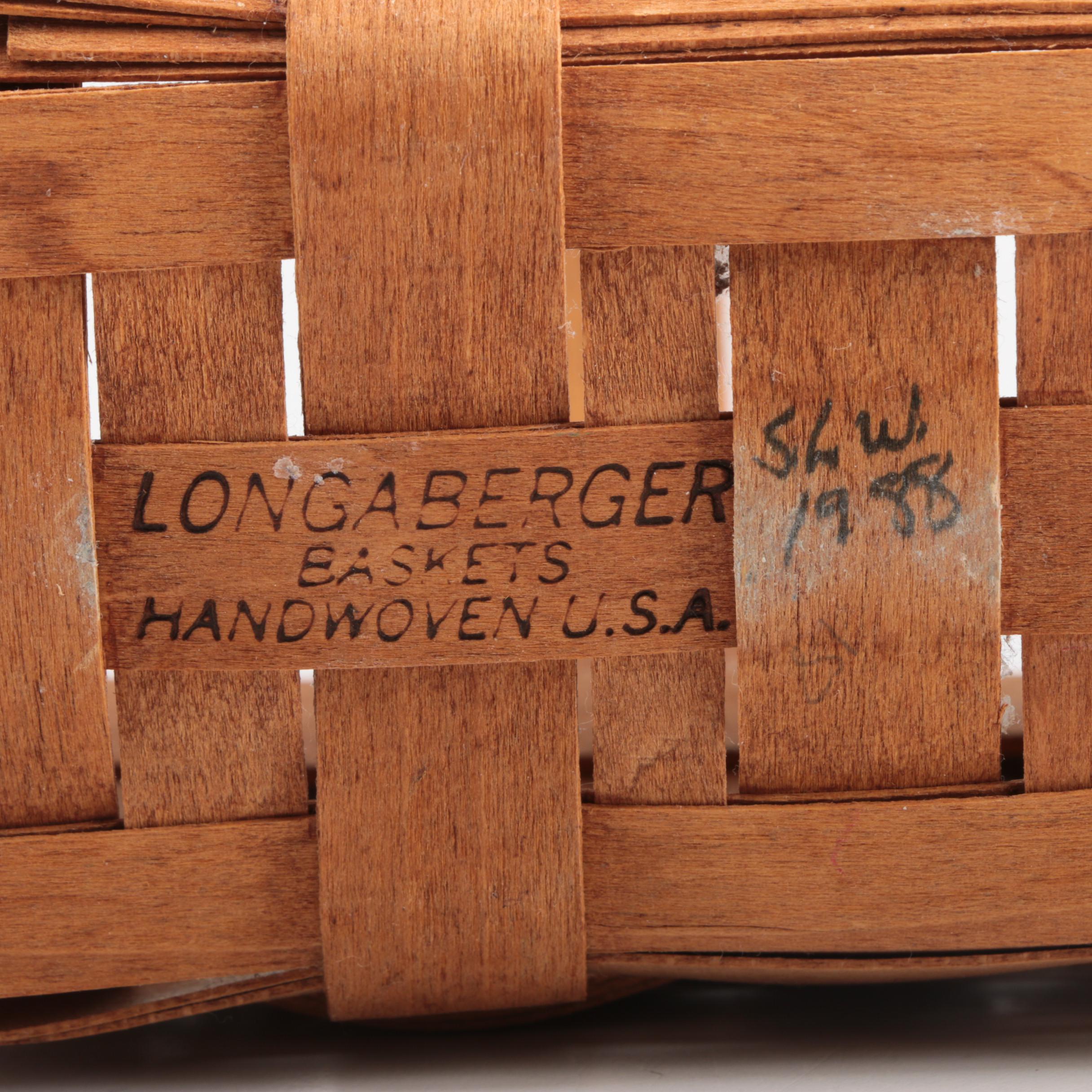 Selection of Longaberger Baskets