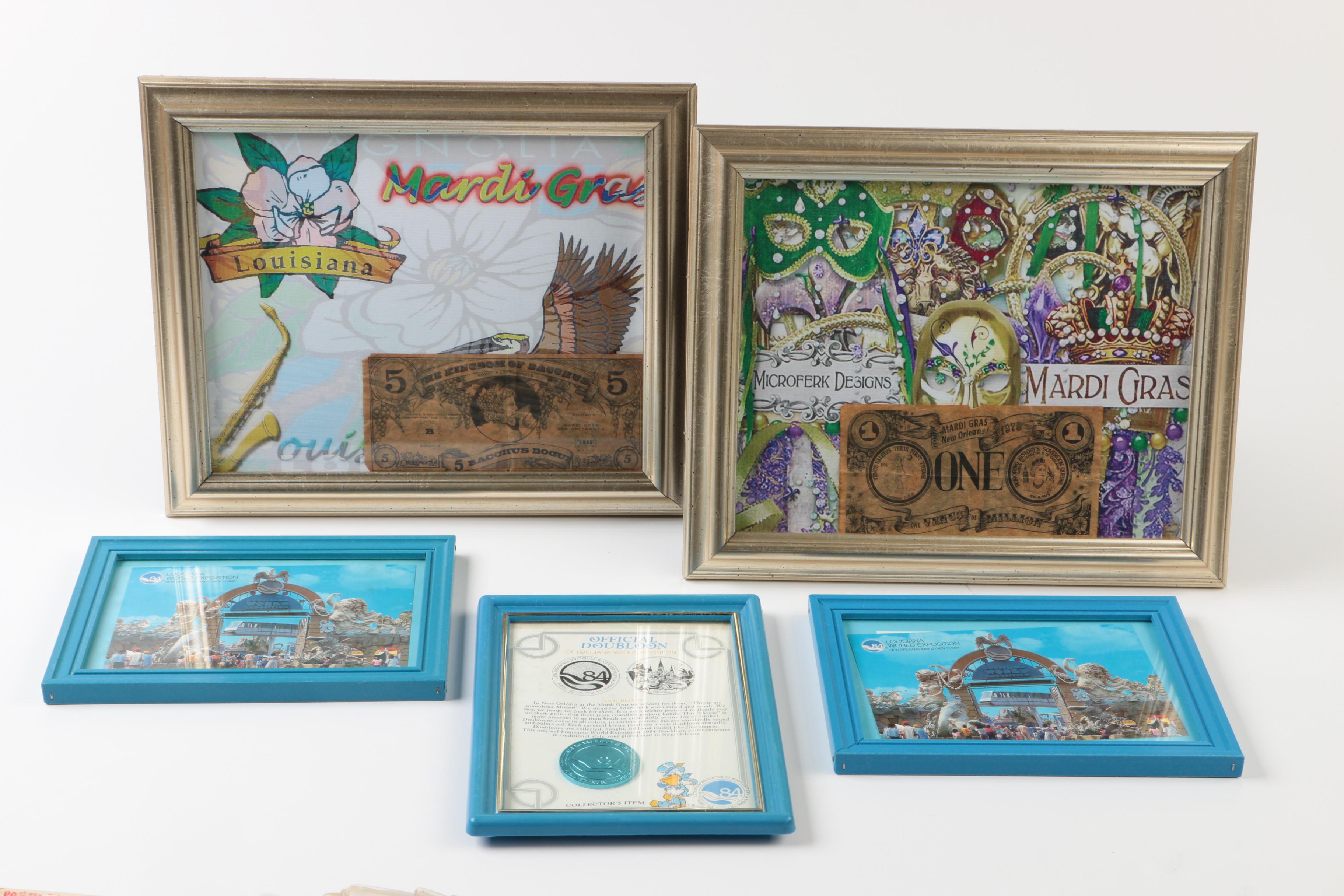 Mardi Gras, Louisiana World Exposition and Other New Orleans Memorabilia