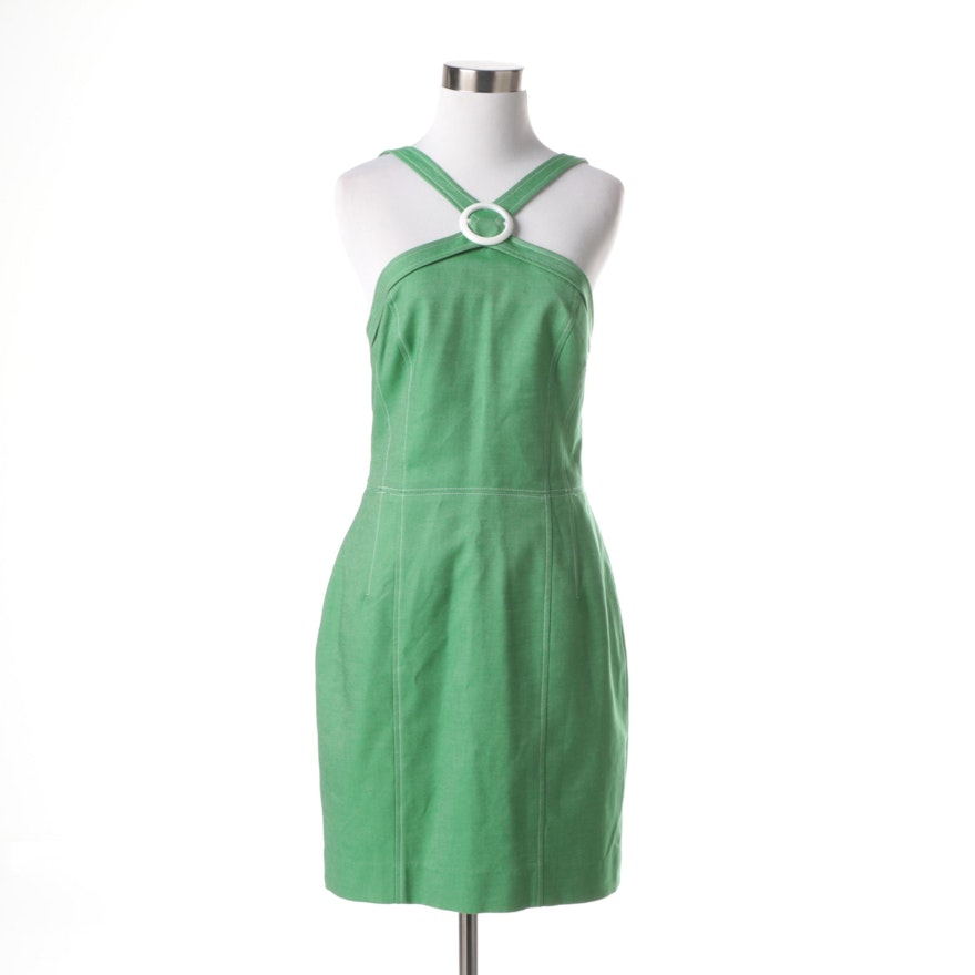 David Meister Green Dress