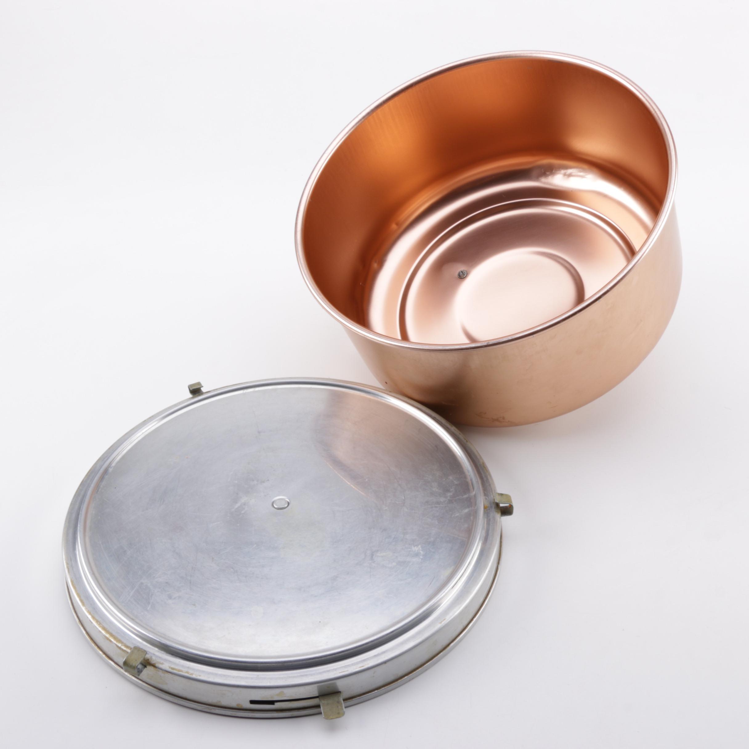 Metal Covered Cake Plates