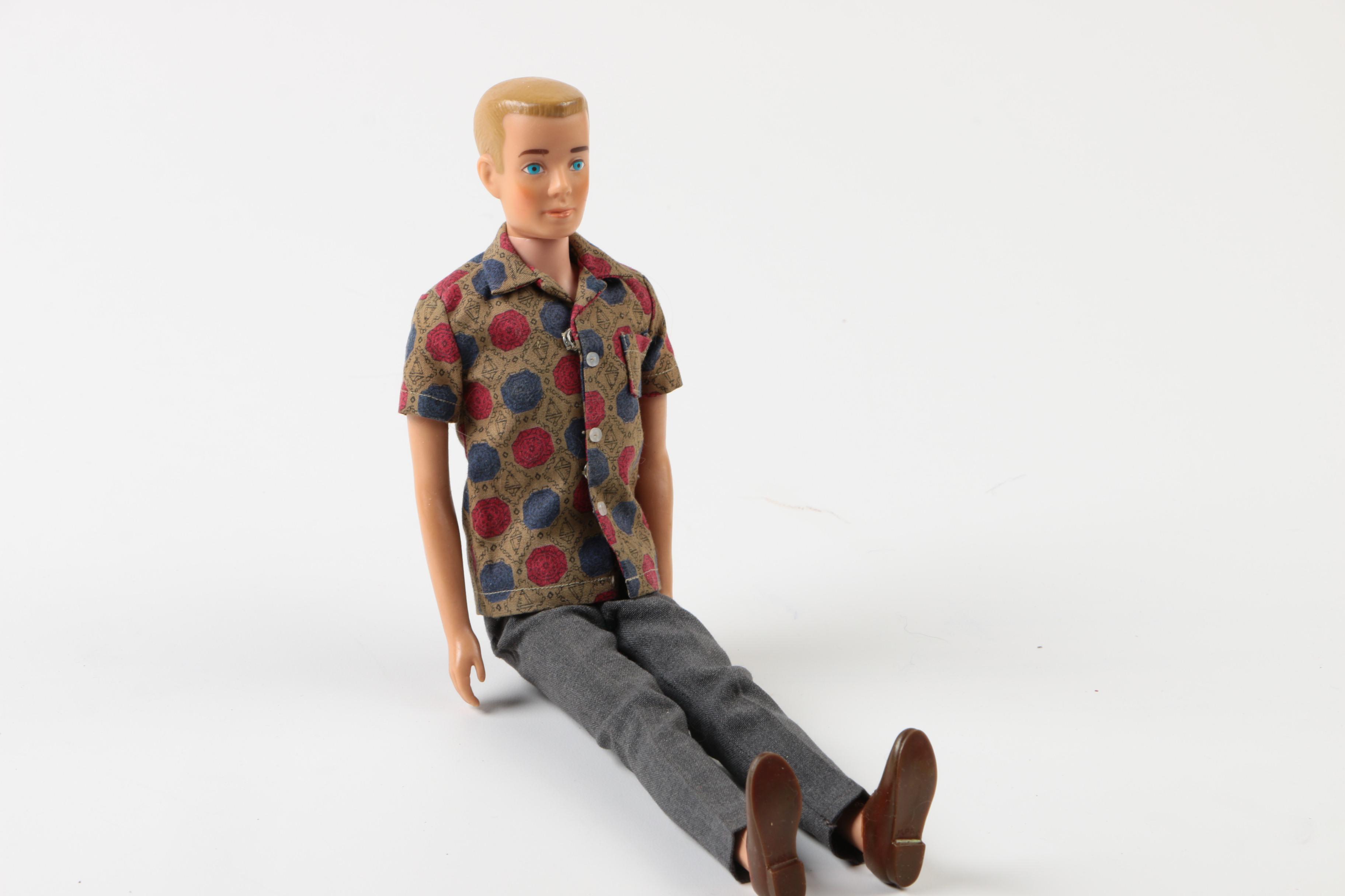 1960s Ken and Stacey Dolls with "Couture in Taffeta" Barbie