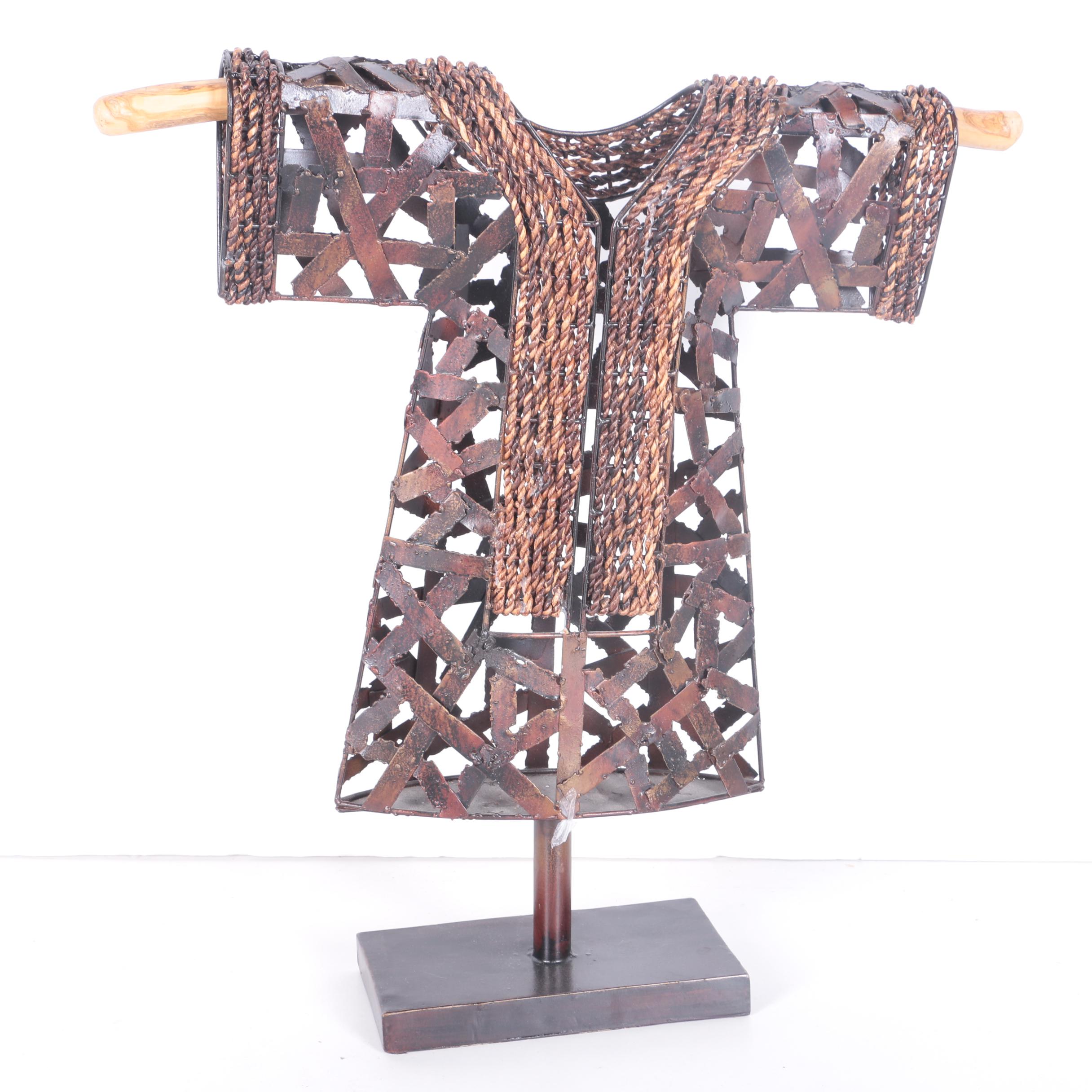 Metal Dashiki Statuette
