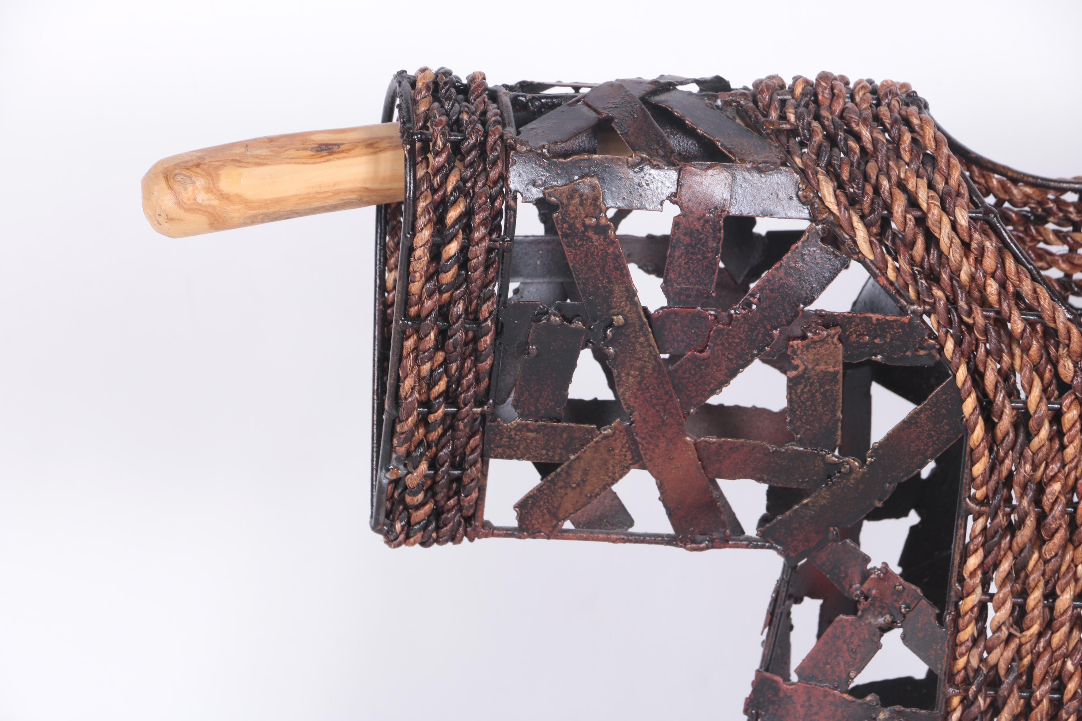 Metal Dashiki Statuette