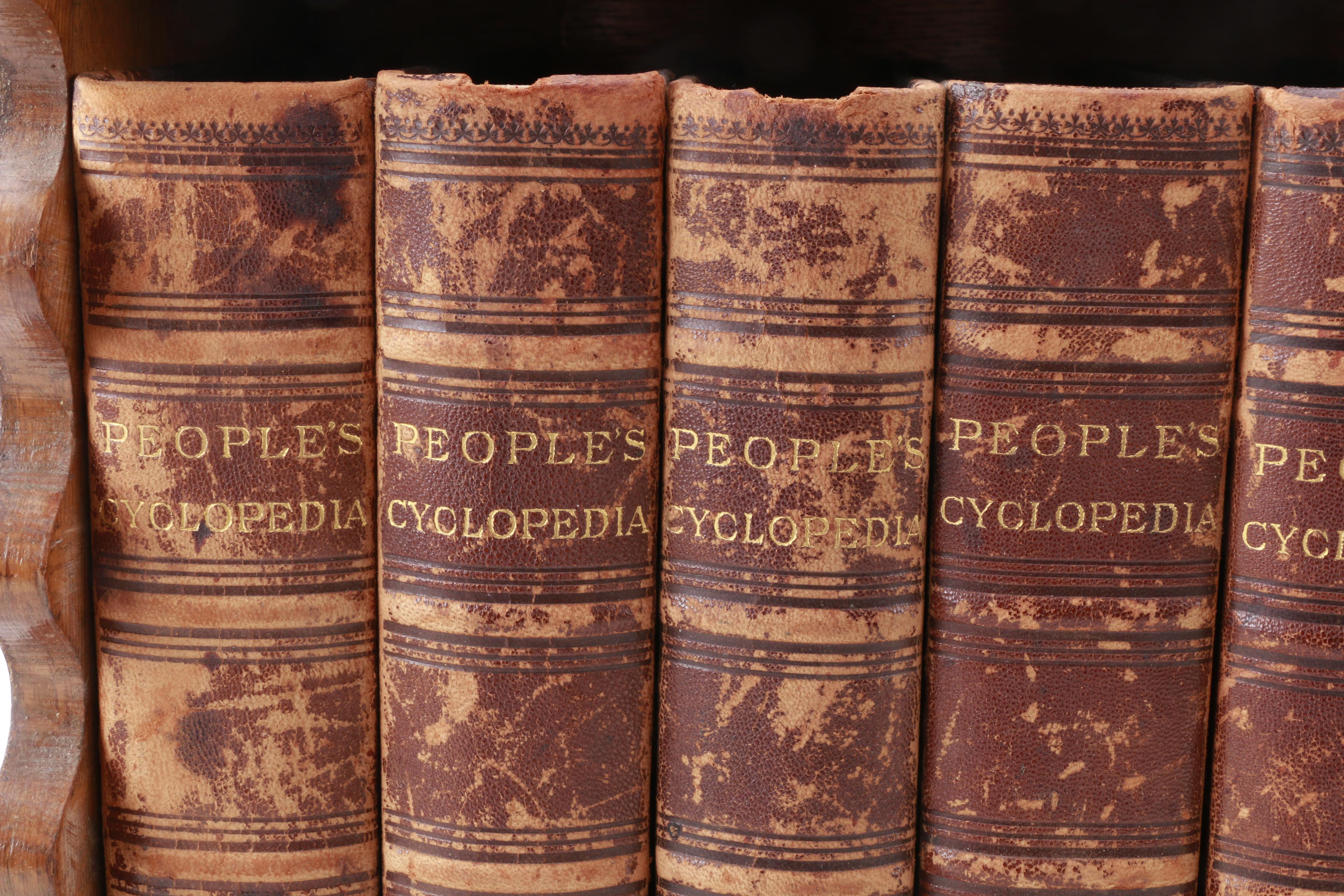 1890s "Peoples Cyclopedia" Complete Set