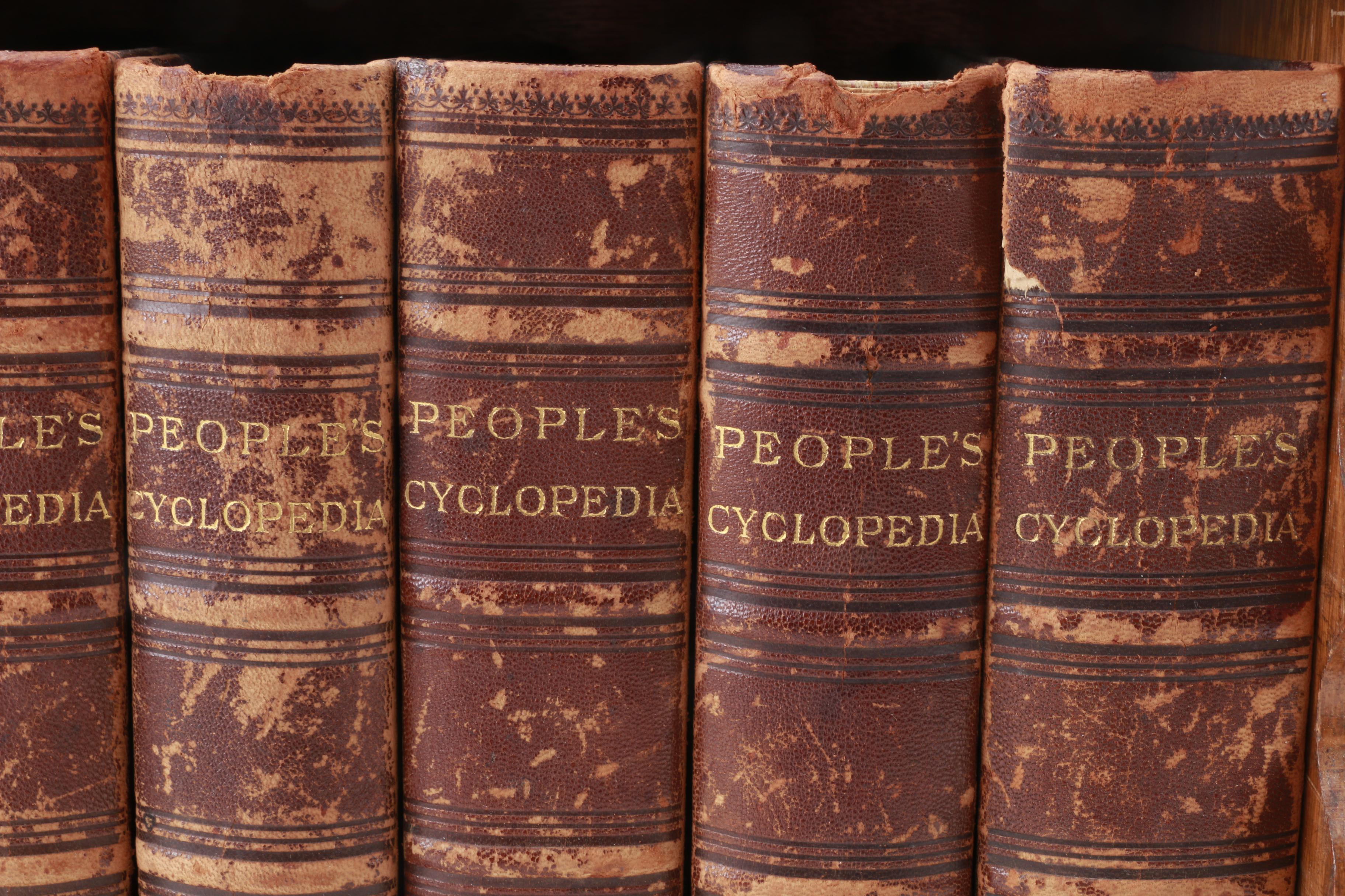 1890s "Peoples Cyclopedia" Complete Set
