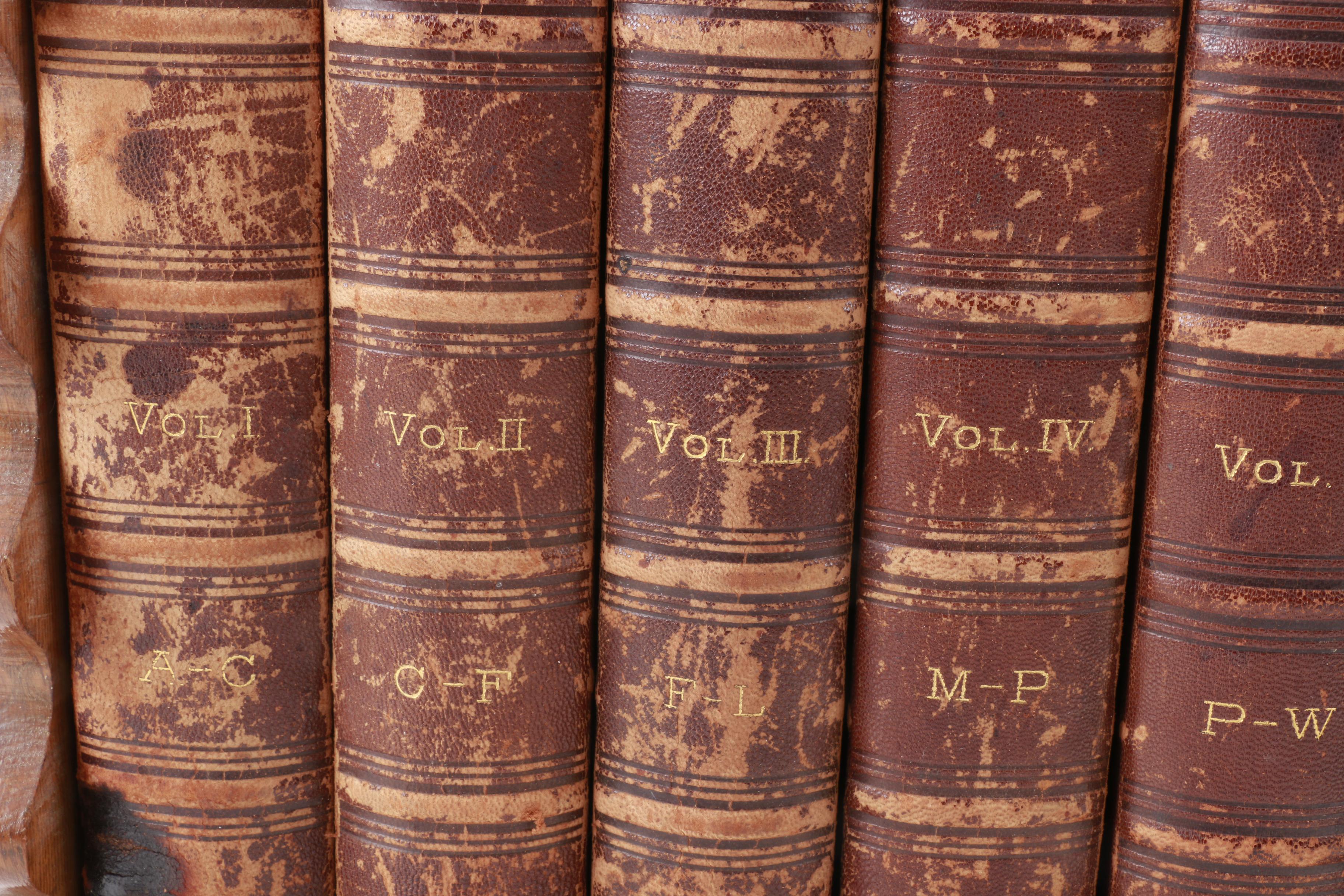 1890s "Peoples Cyclopedia" Complete Set