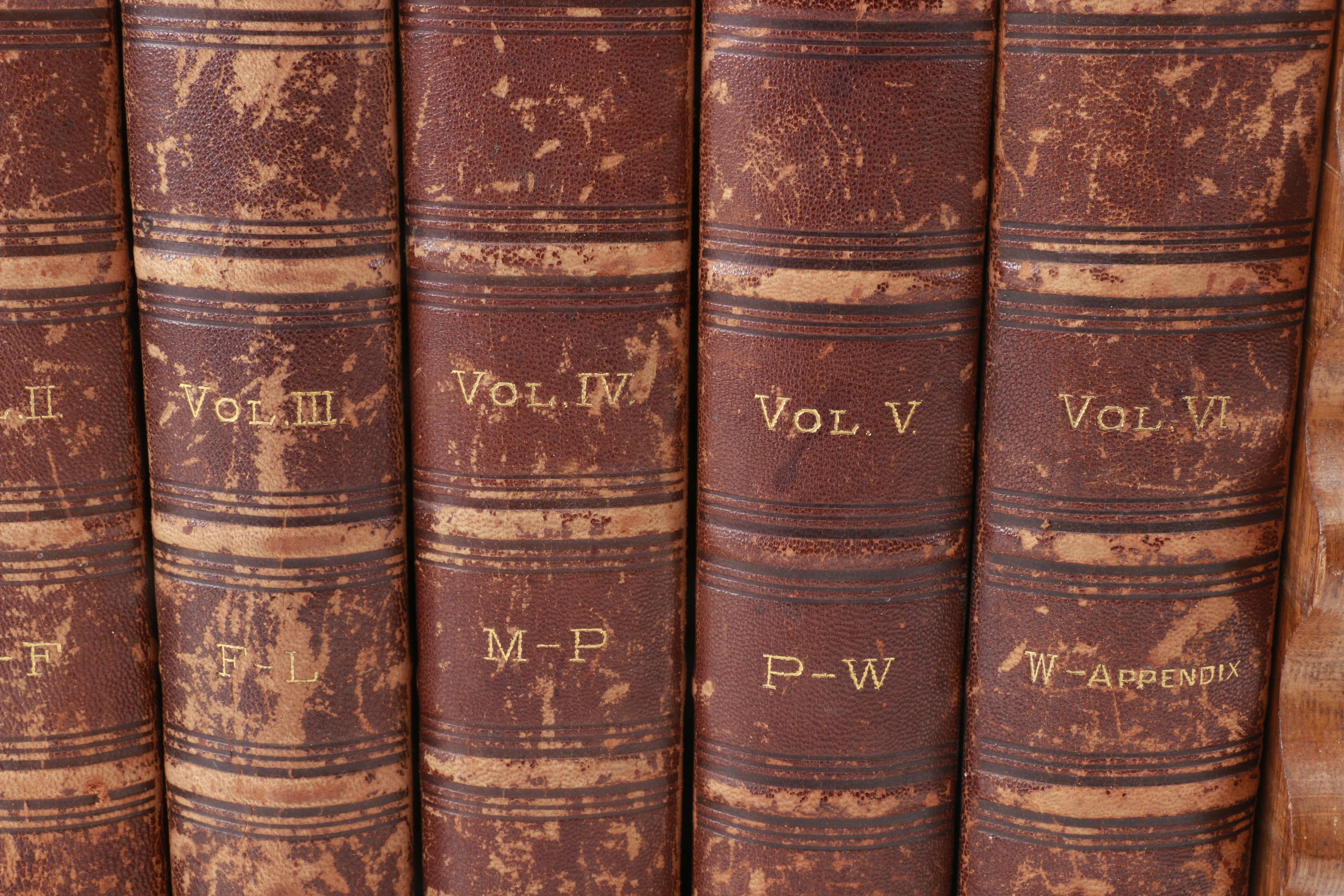 1890s "Peoples Cyclopedia" Complete Set