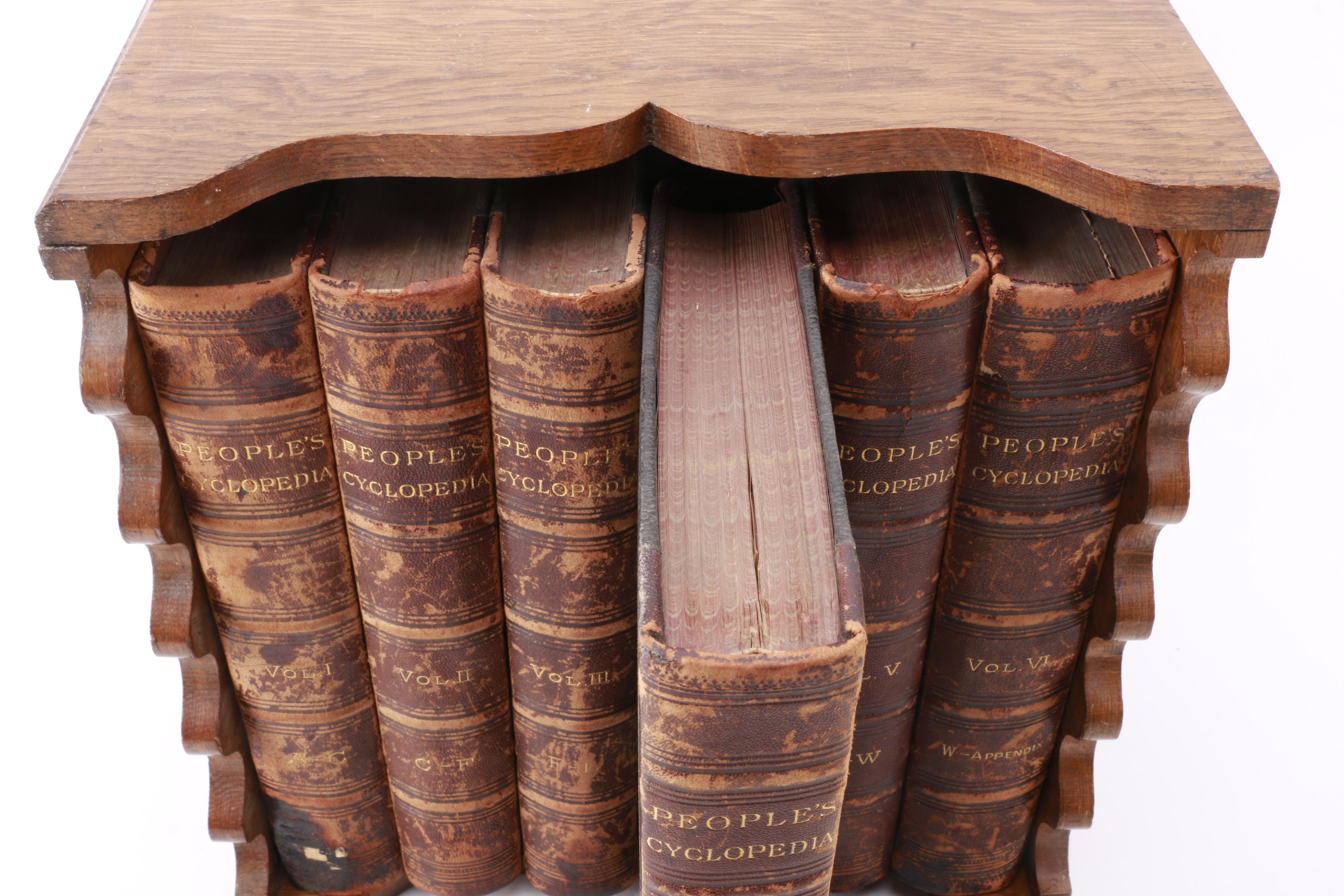 1890s "Peoples Cyclopedia" Complete Set