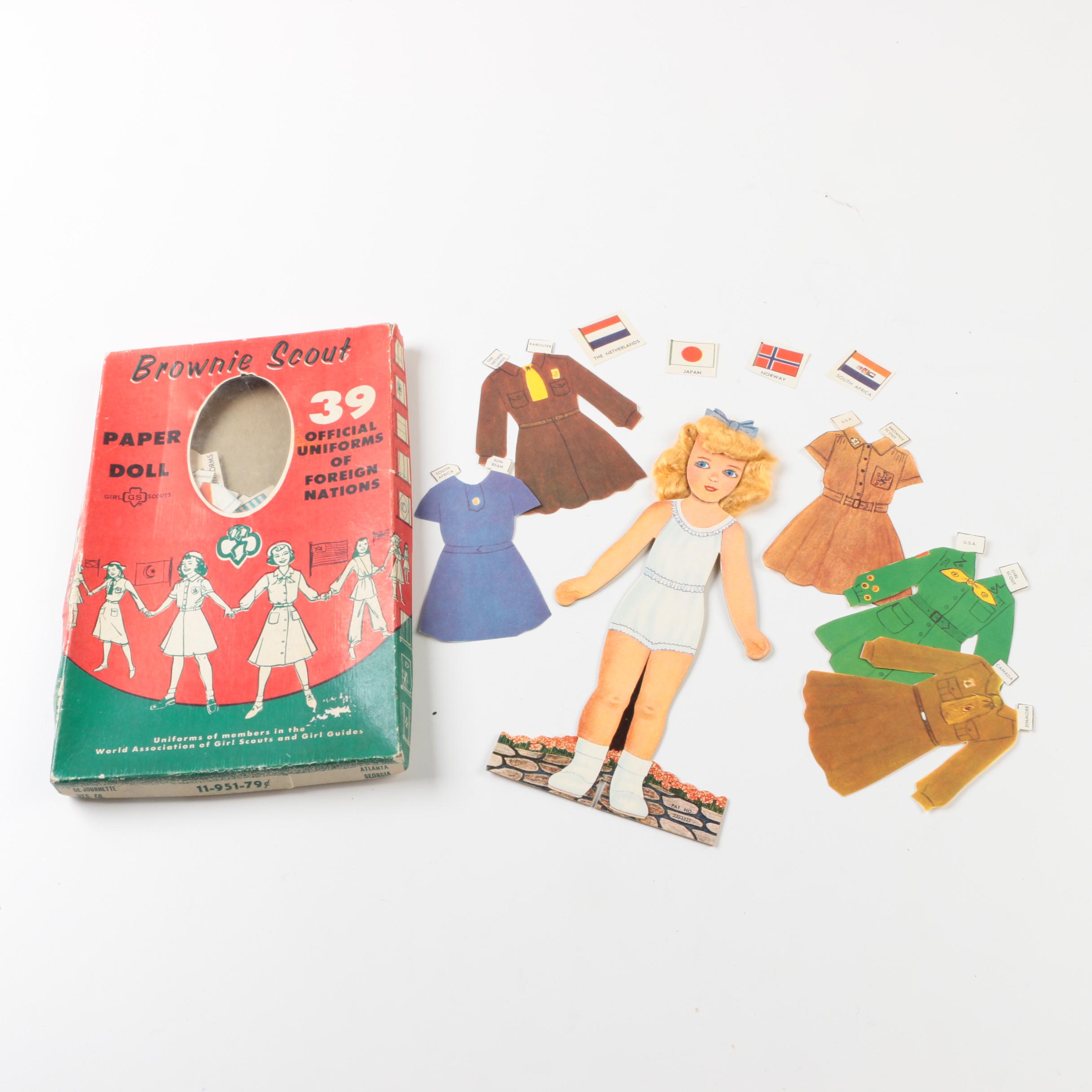 Brownie Scout Paper Doll