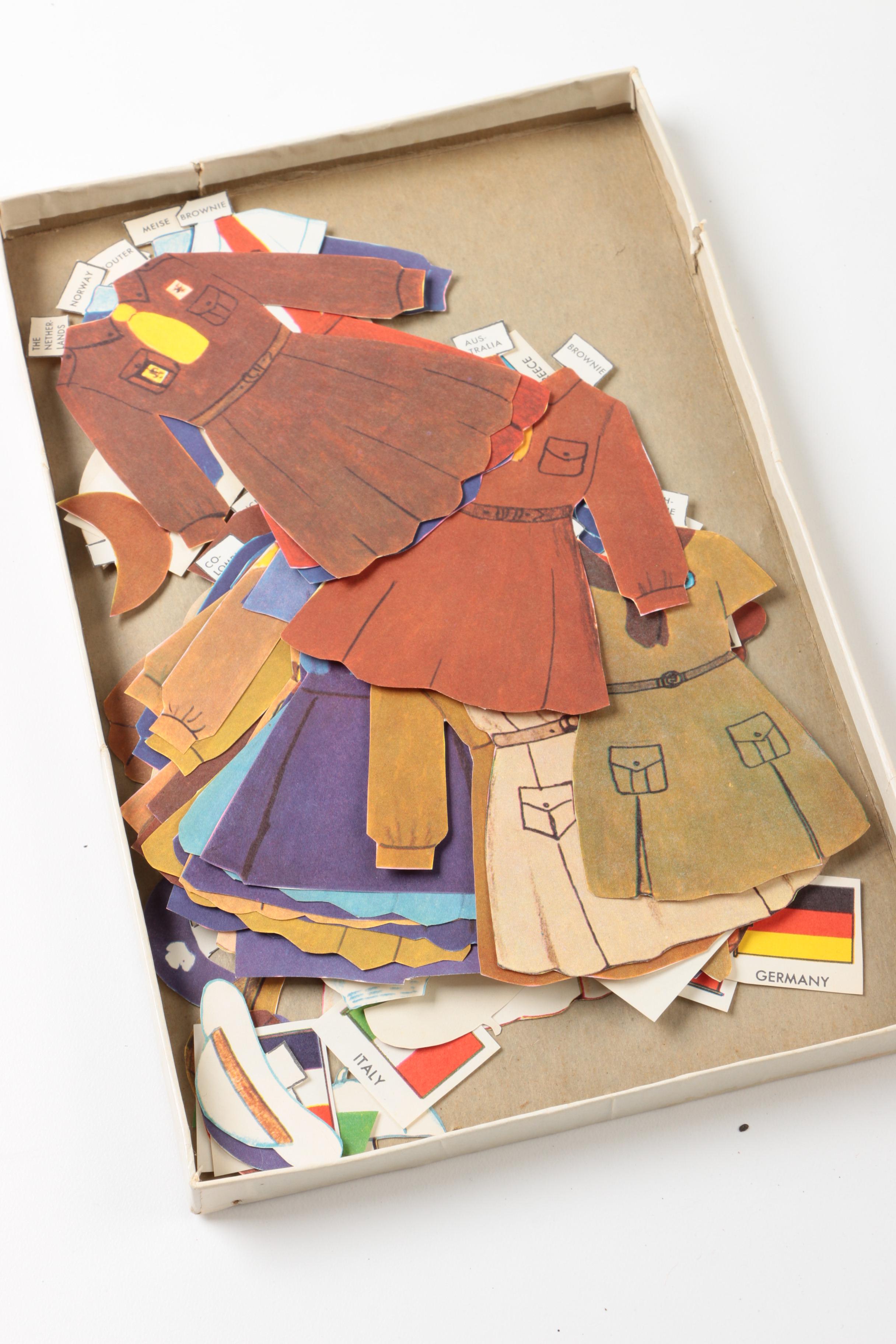 Brownie Scout Paper Doll